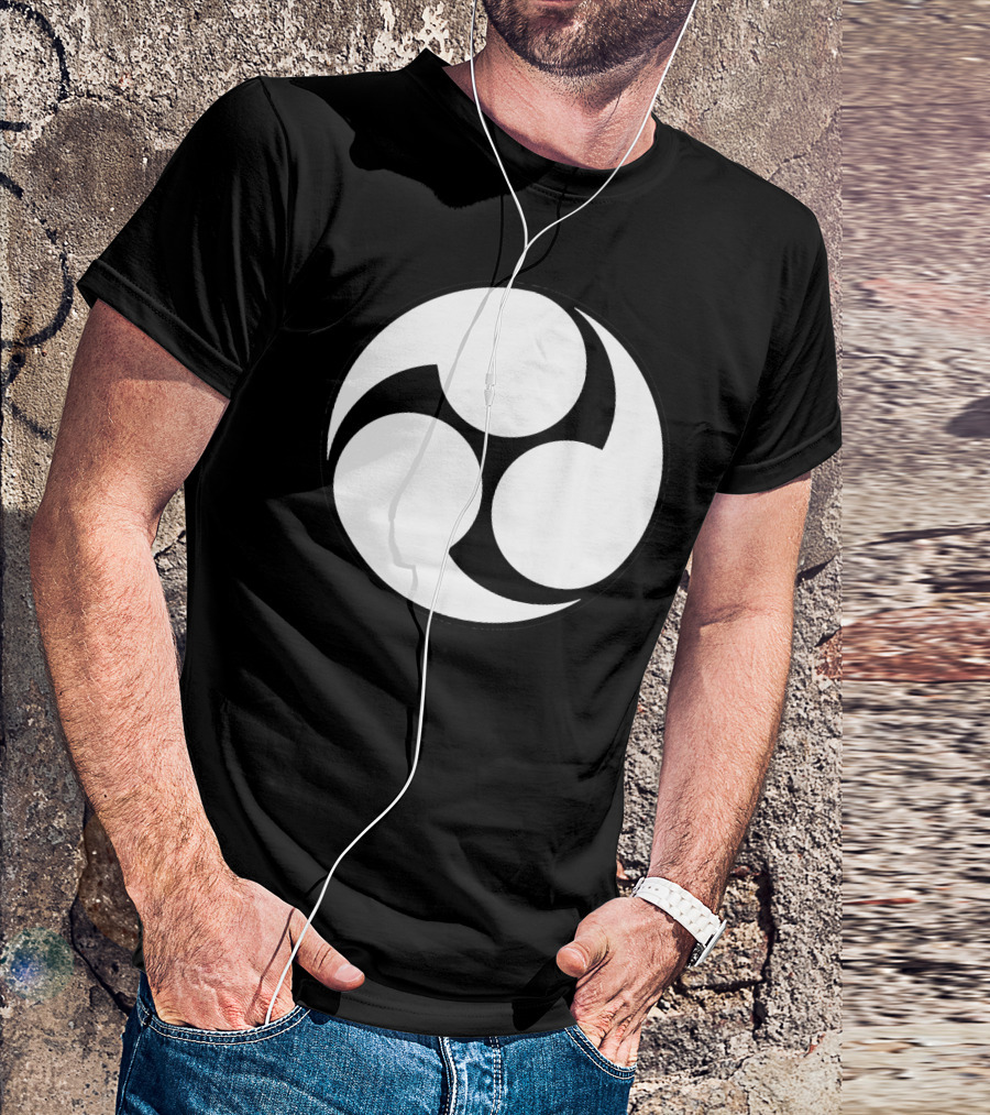 Buddhist Yin Yang Shinto Mitsu Tomoe T-Shirt