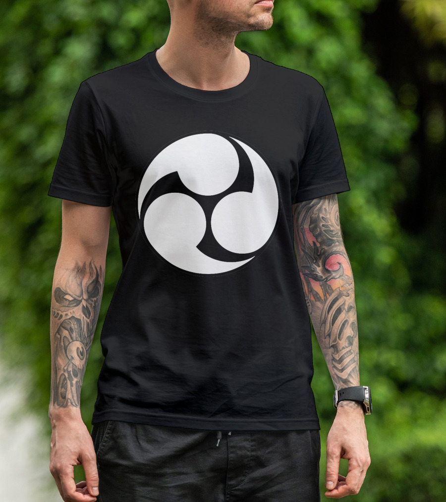 Buddhist Yin Yang Shinto Mitsu Tomoe T-Shirt