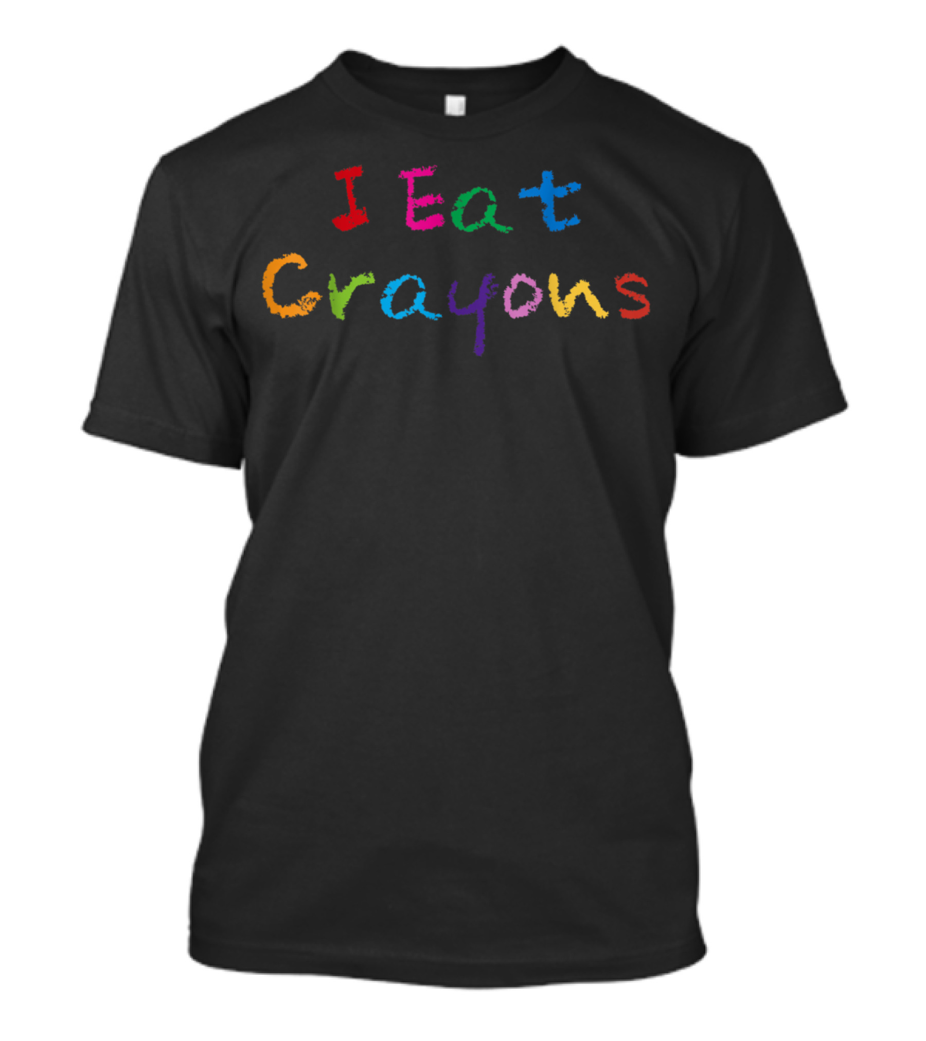 I Eat Crayons Funny Drawing T-Shirt