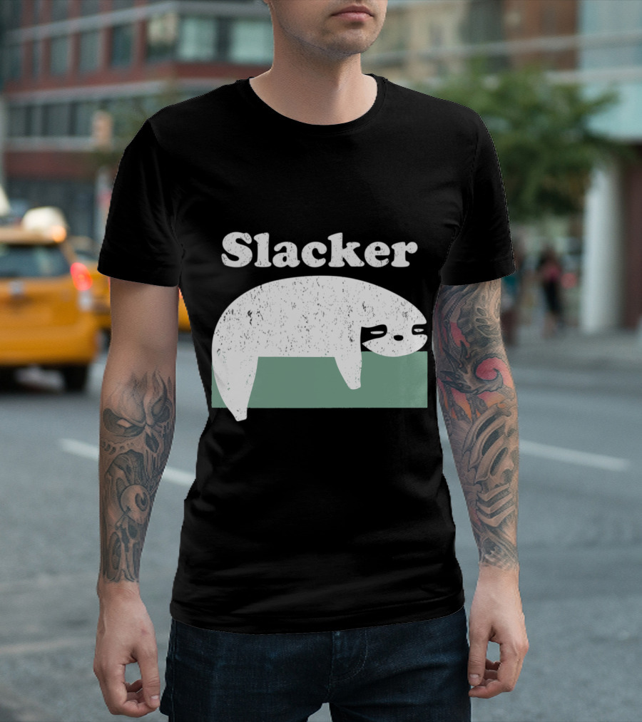 Slacker Funny Cute Sloth T-Shirt