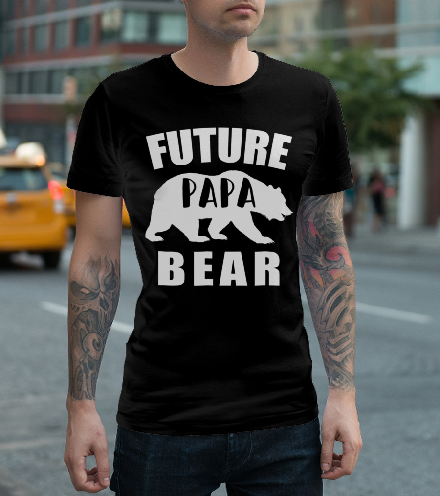 Future Papa Bear New Dad T-Shirt