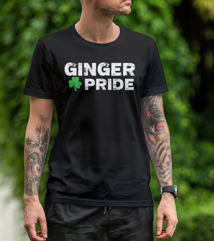 Ginger Pride St. Patrick's Day Shamrock T-Shirt