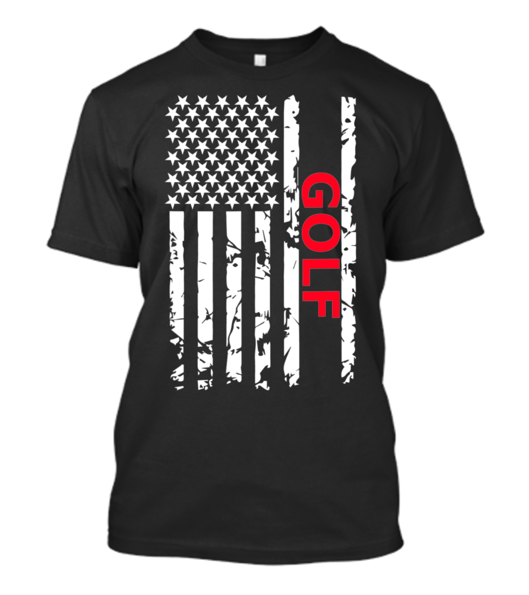 GOLF American Flag Golfers T-Shirt