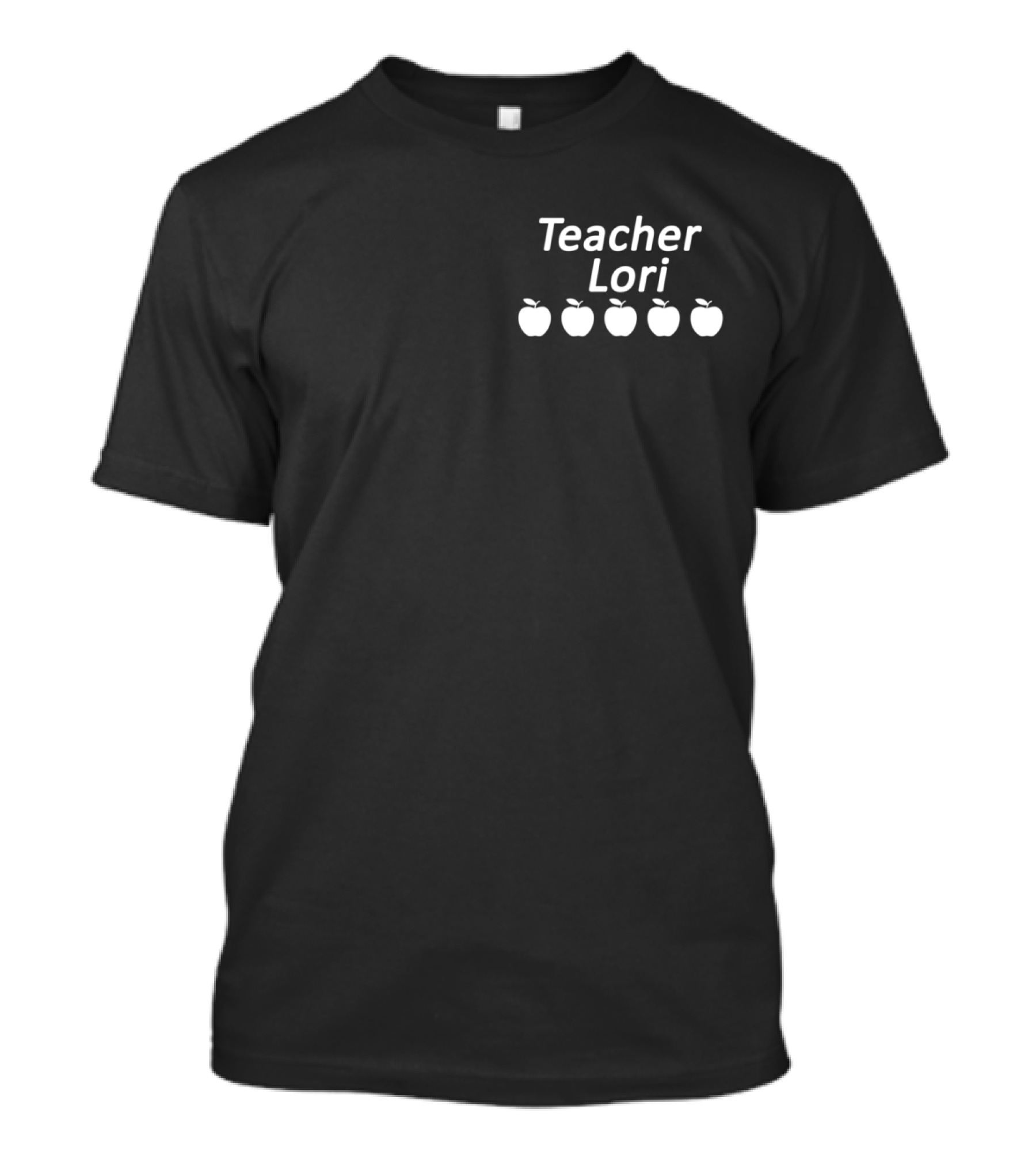 Teacher Lori Vipkid Five Apple Rating T-Shirt