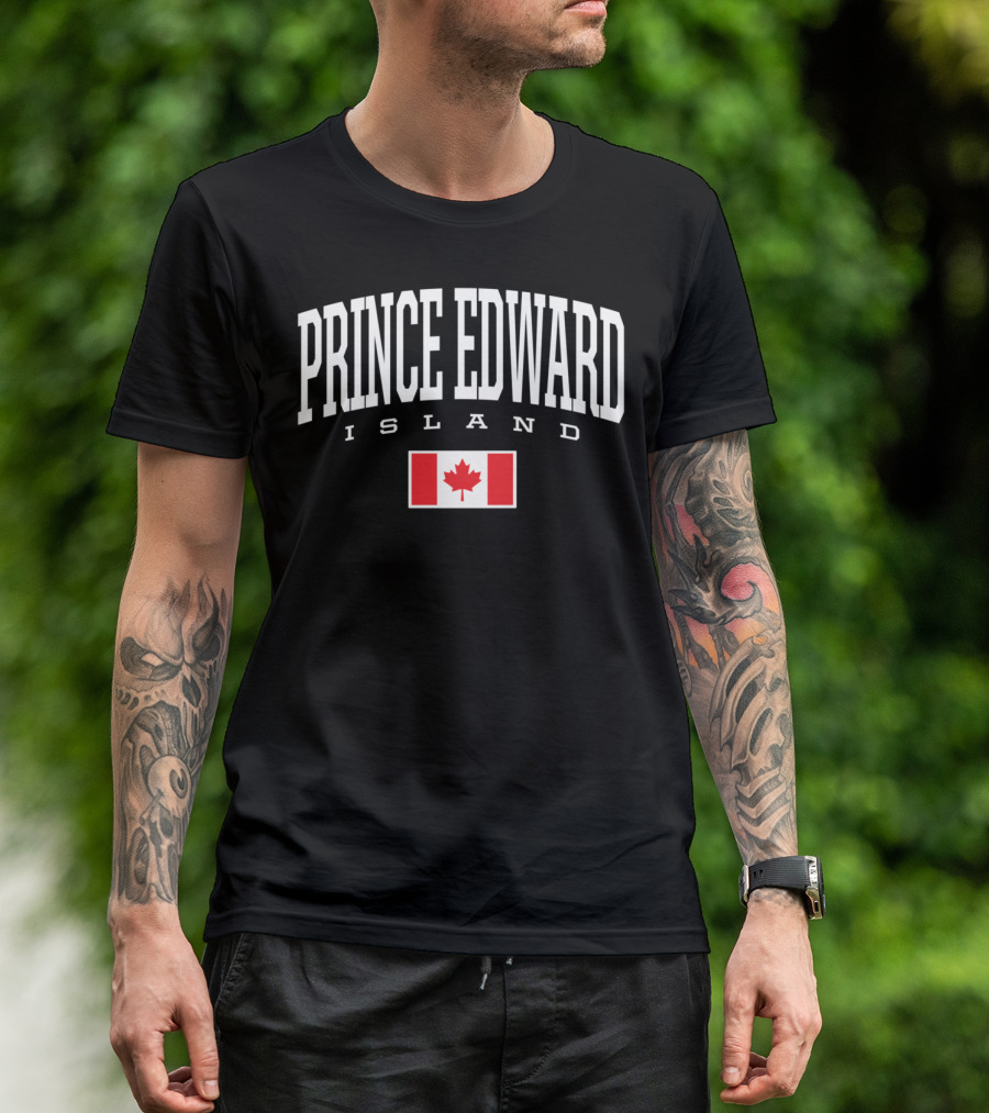 Prince Edward Island Canadian Flag Eh Team T-Shirt