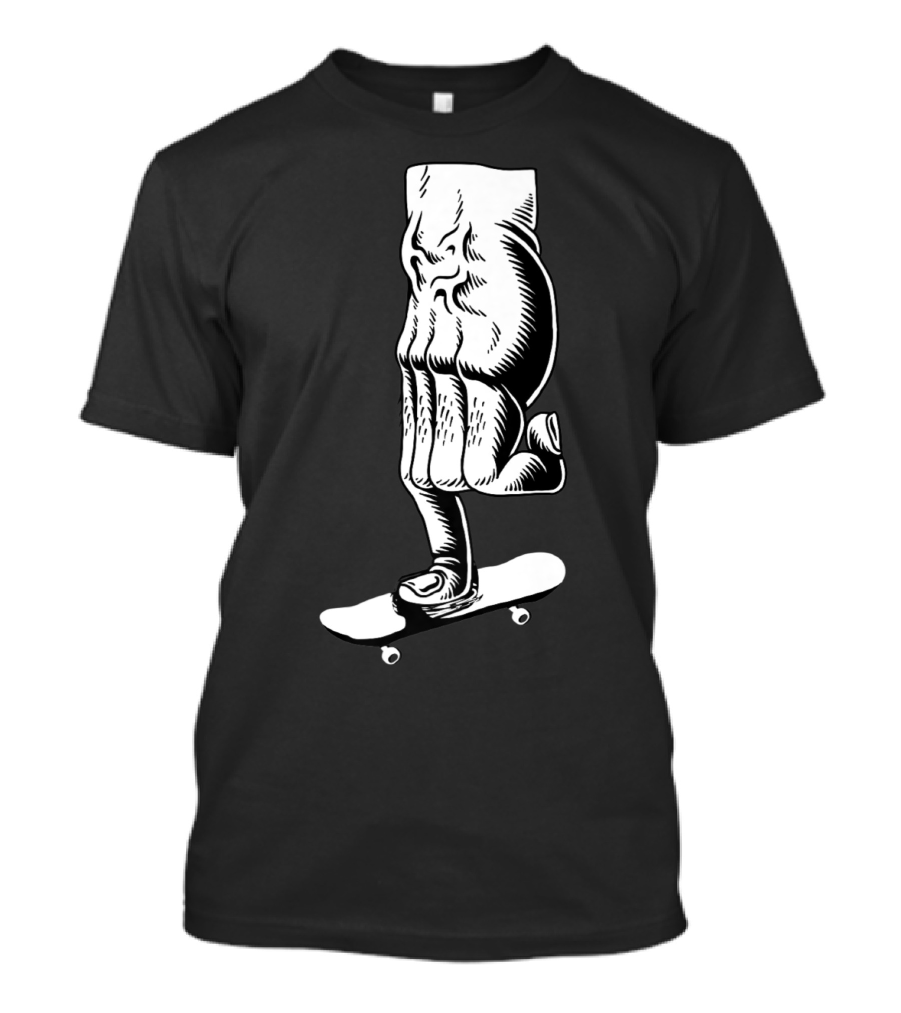 Fingerboard Hand Trick Skateboarding Gesture T-Shirt