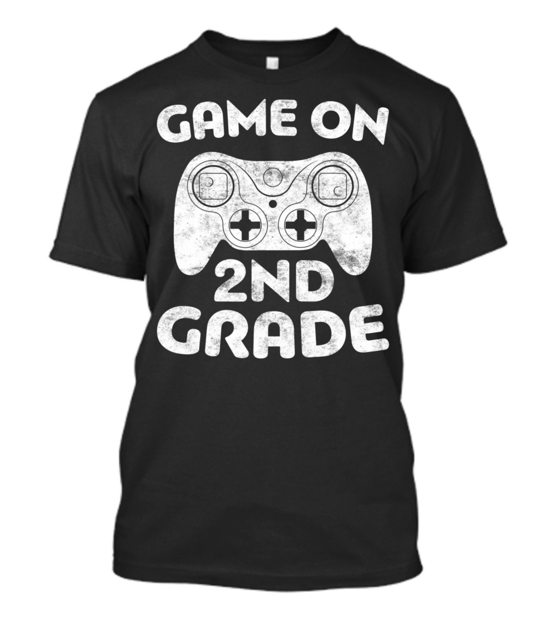 Game On 2nd Grade Second Grade Back To School Gaming Controller T-Shirt