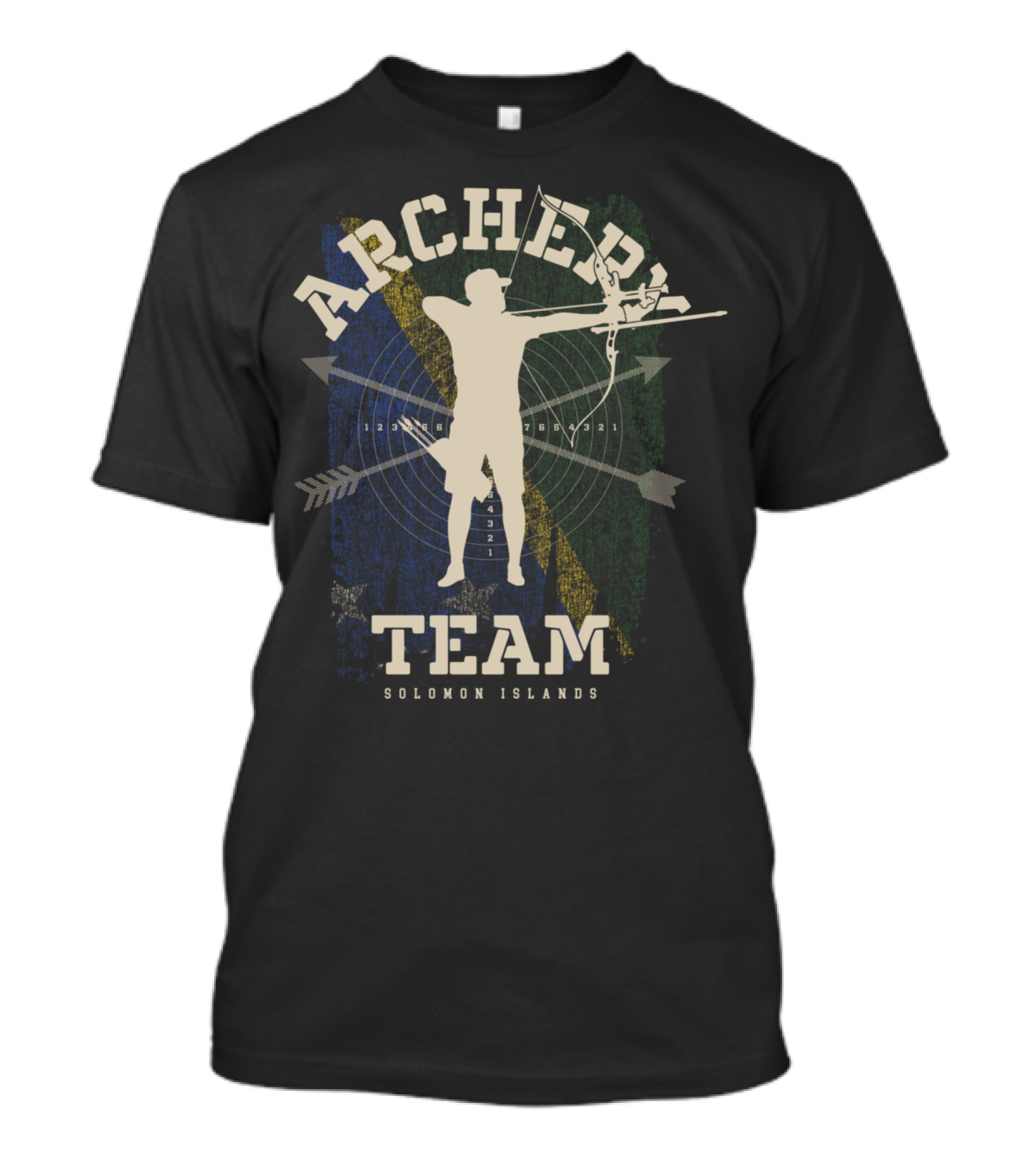 Solomon Islands Archery Team Target T-Shirt