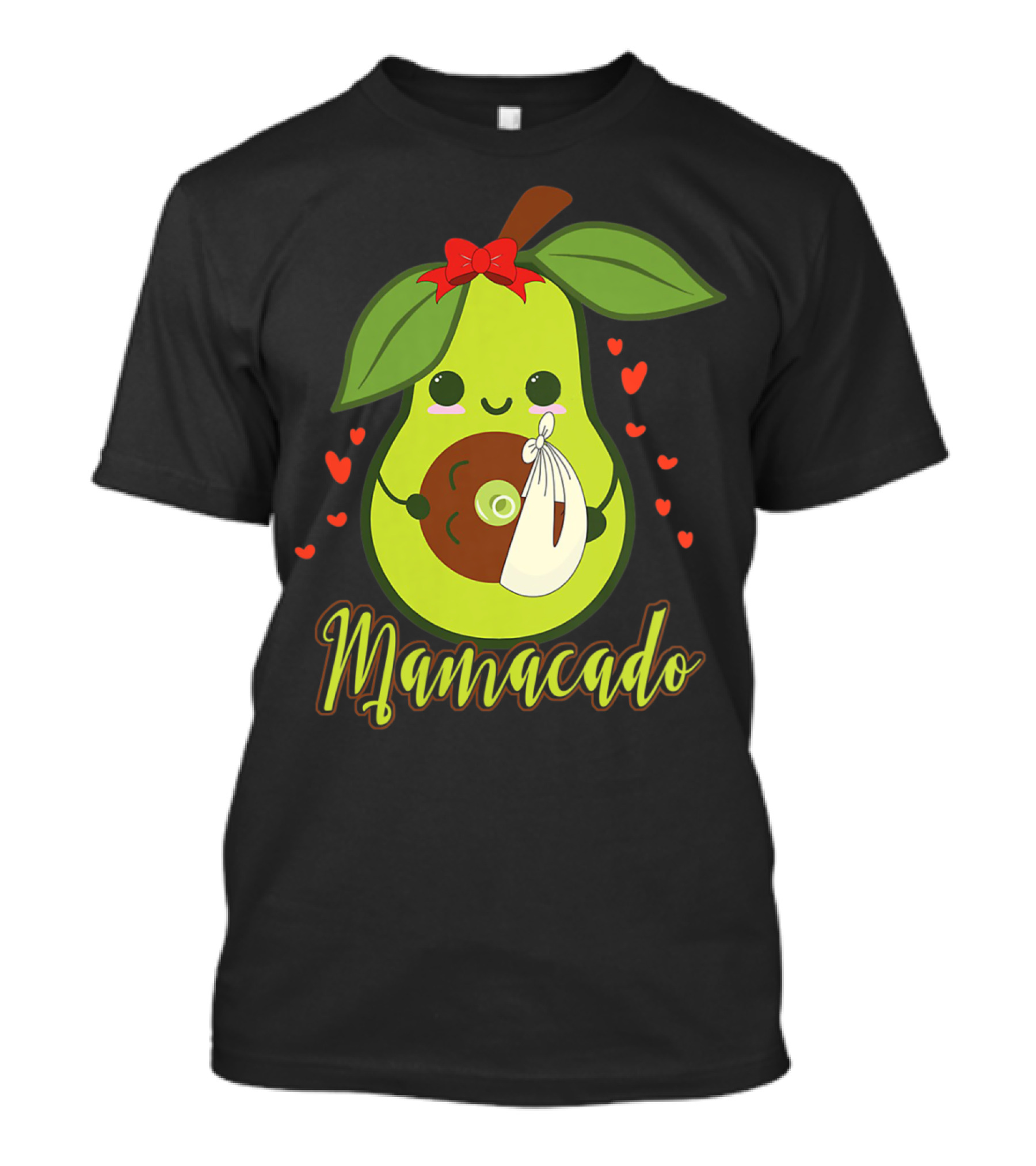 Mamacado Fiesta Baby Shower Pregnancy Avocado T-Shirt