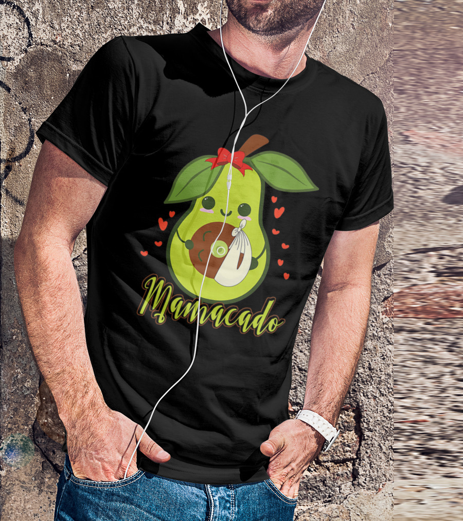 Mamacado Fiesta Baby Shower Pregnancy Avocado T-Shirt