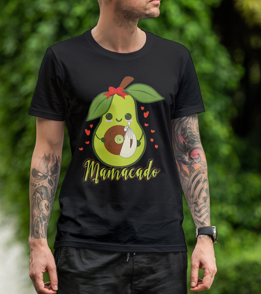 Mamacado Fiesta Baby Shower Pregnancy Avocado T-Shirt