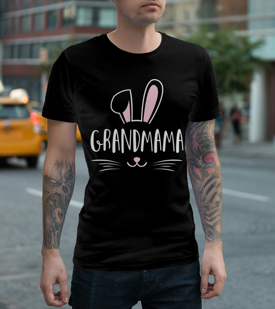 GRANDMAMA Bunny Rabbit Family Group T-Shirt
