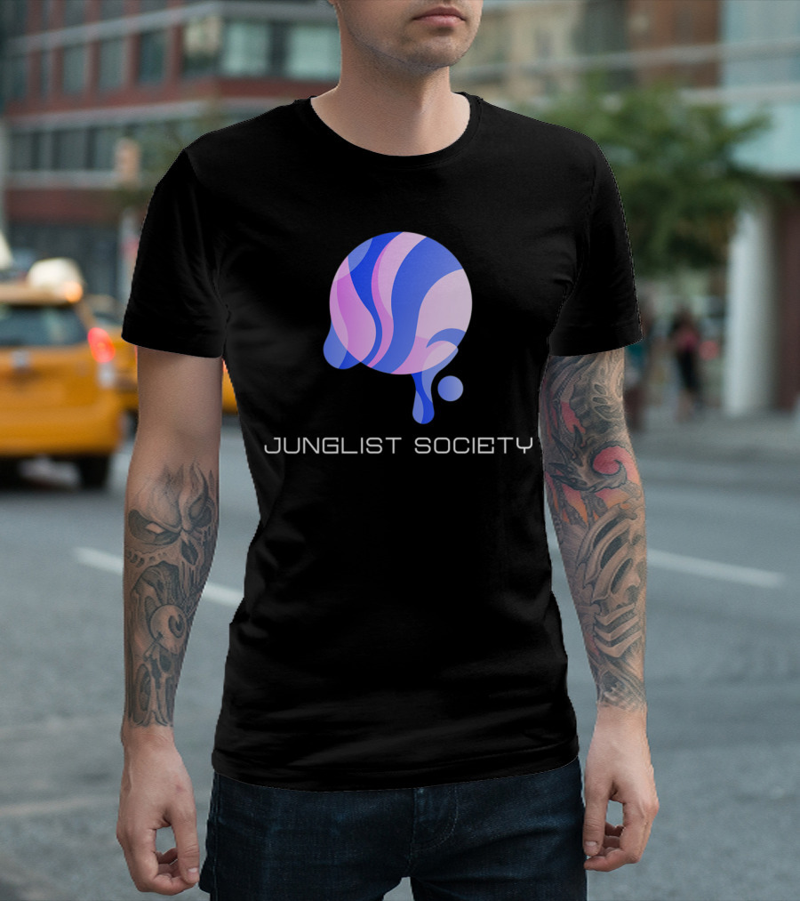Junglist Society Drum And Bass 174 Bpm Dnb Music T-Shirt