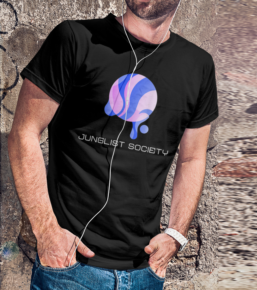 Junglist Society Drum And Bass 174 Bpm Dnb Music T-Shirt