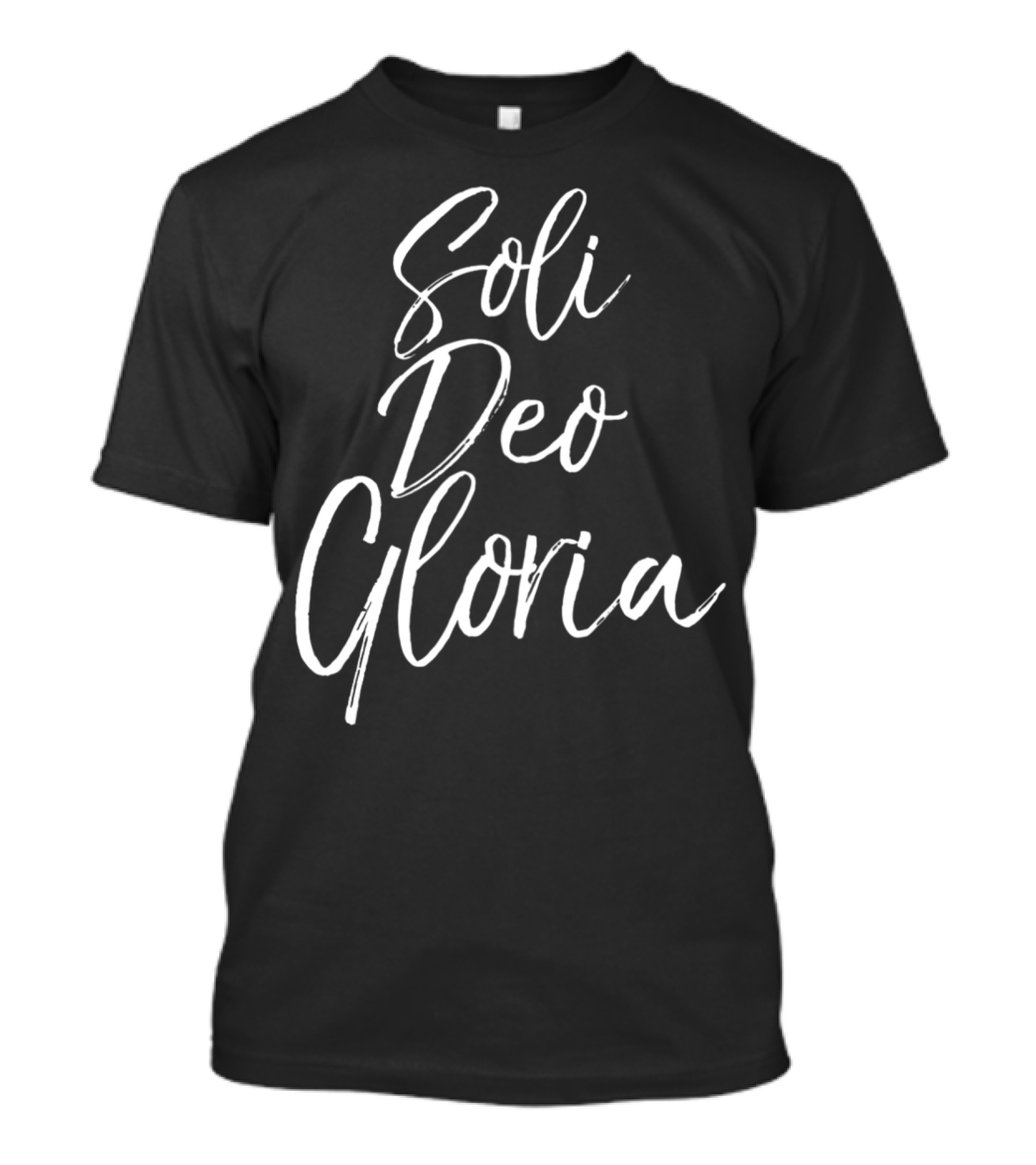 Soli Deo Gloria To God Alone Be The Glory Reformation T-Shirt