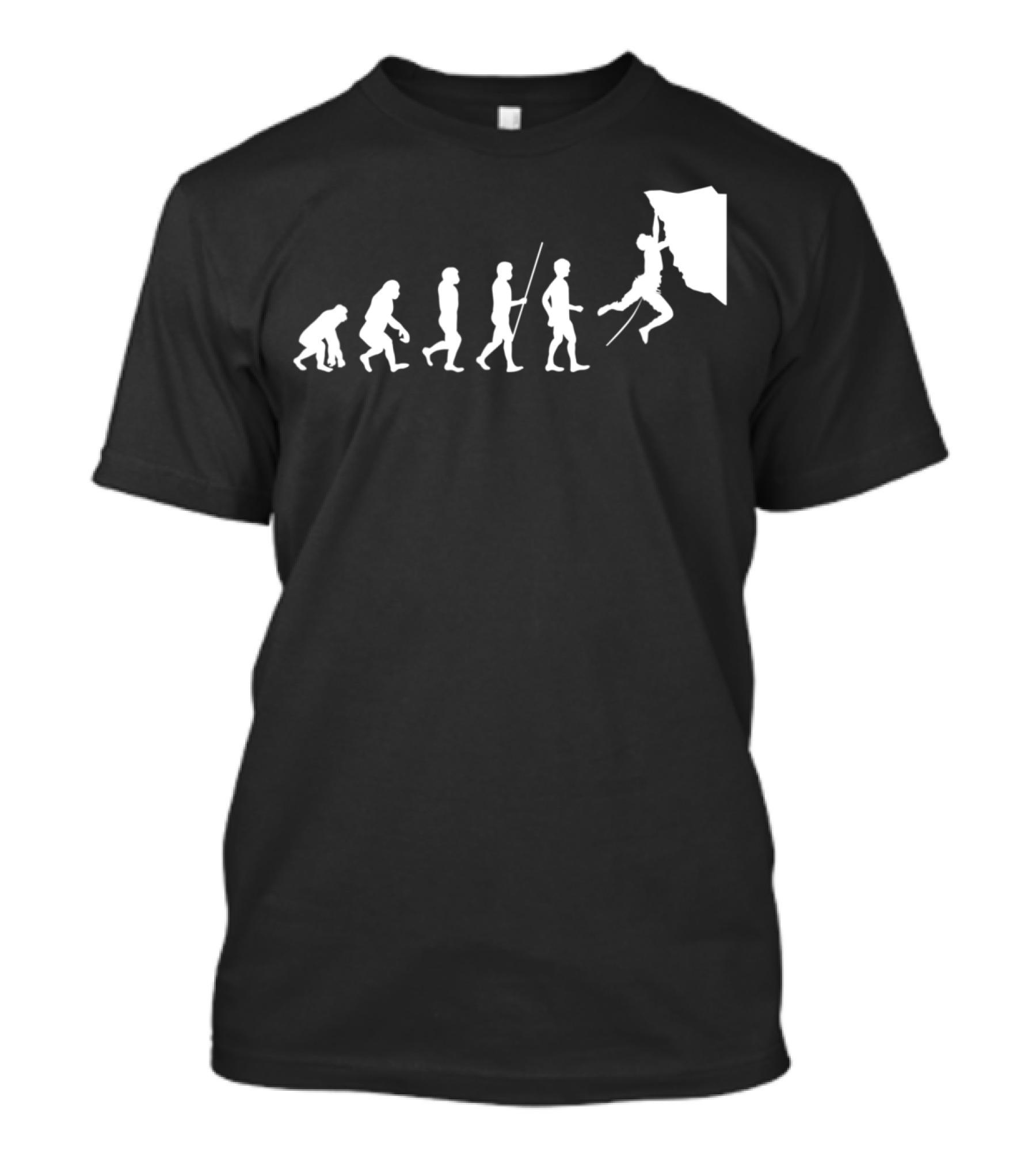 Evolution Climbing Rock Climber T-Shirt