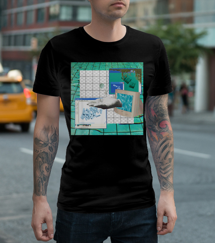 Retro 80S Vaporwave Aesthetic Lofi Chillwave Computer T-Shirt
