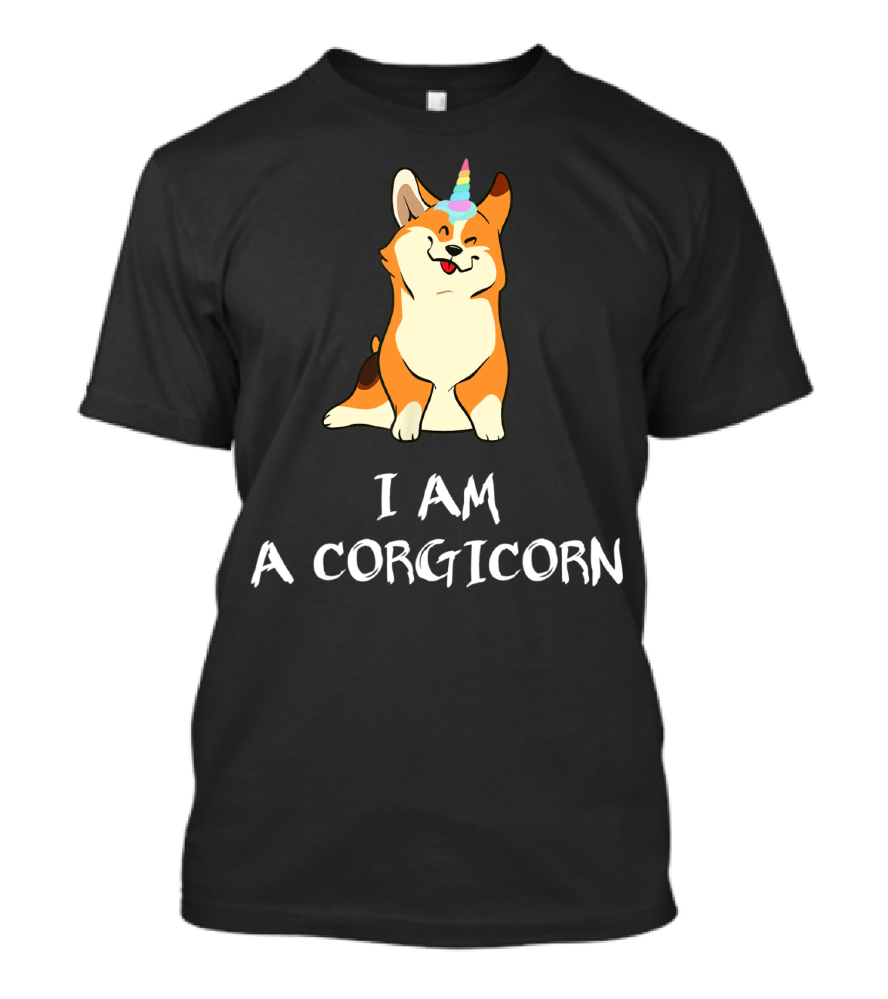 Unicorn Corgi I Am A Corgicorn Dog Family T-Shirt