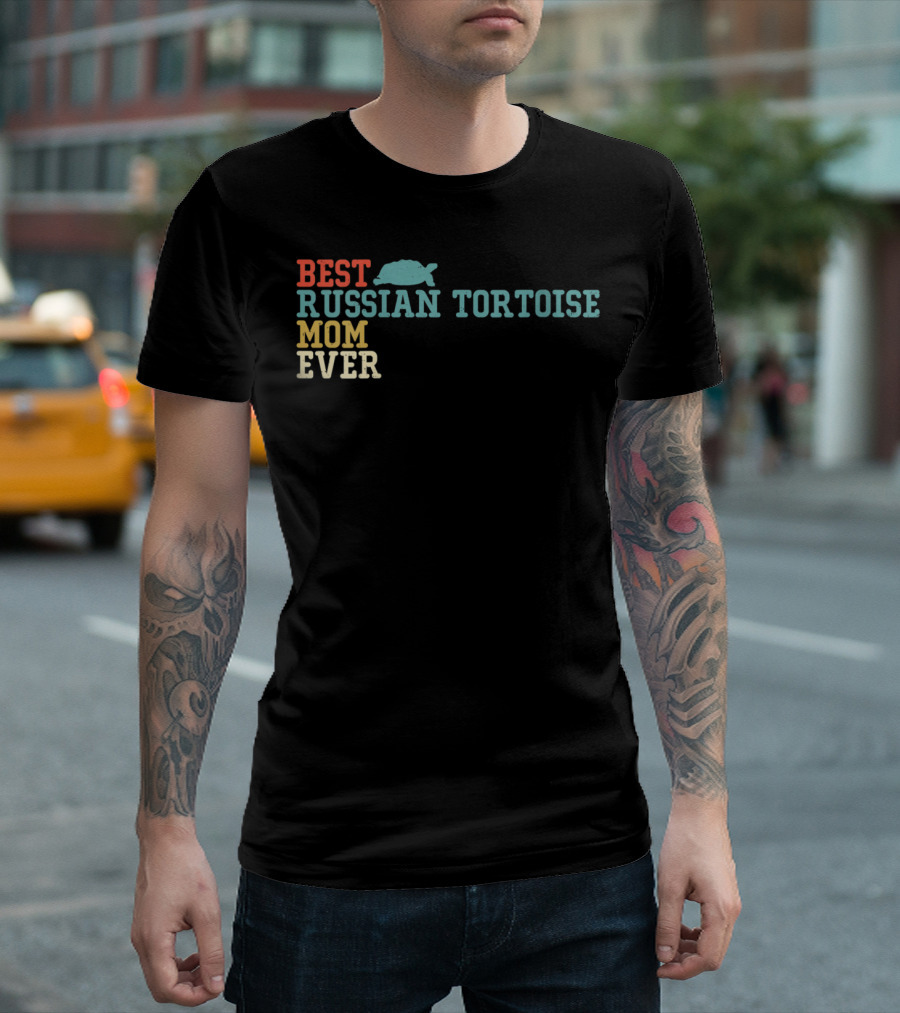 Best Russian Tortoise Mom Ever T-Shirt
