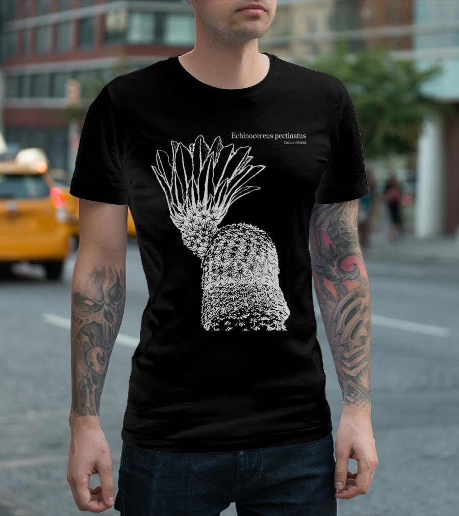 Echinocereus Pectinatus Cactus Infrared Succulent Plants T-Shirt