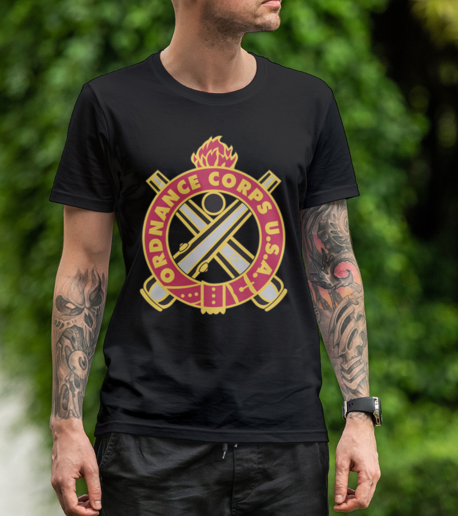 Ordnance Corps U.S.A. Flame Emblem T-Shirt