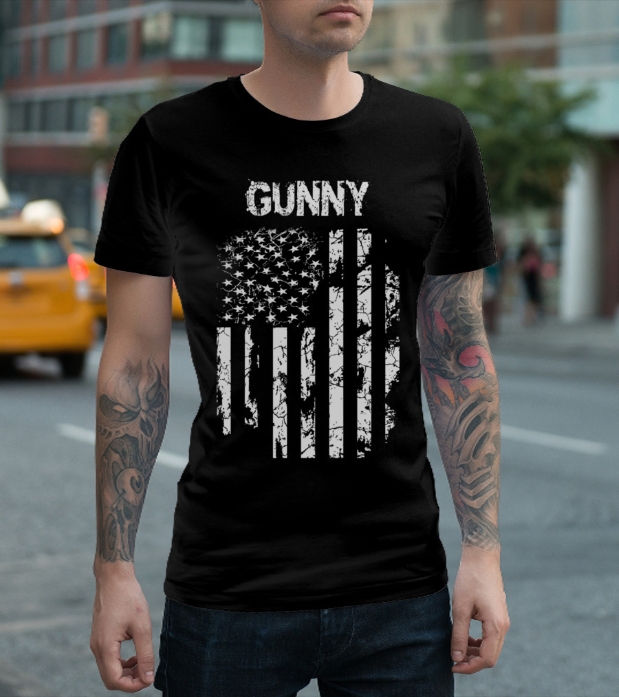 Gunny American Flag T-Shirt
