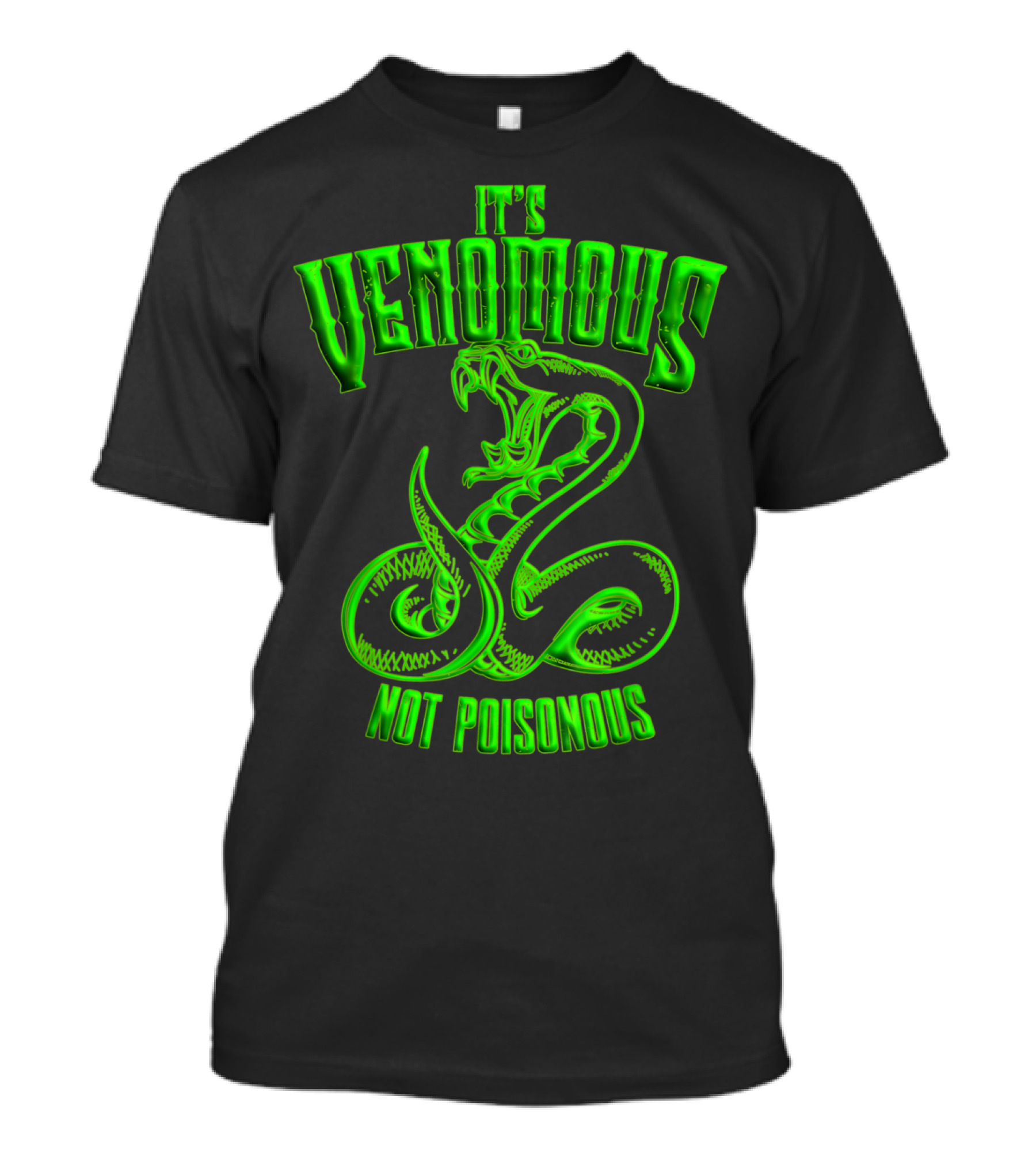 It's Venomous Not Poisonous Herpetology Zookeeper T-Shirt