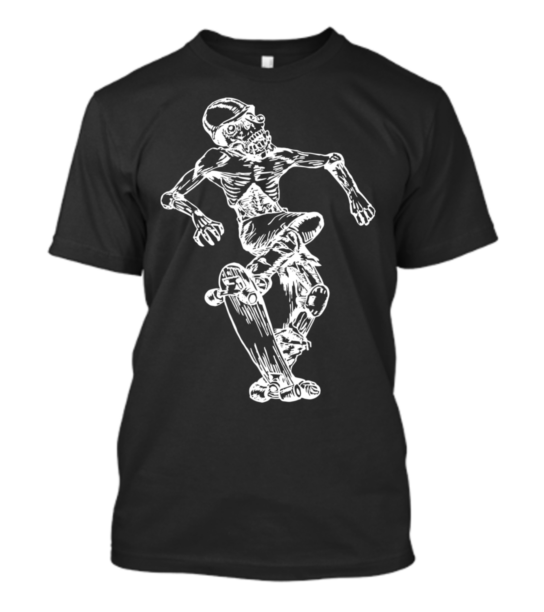 Seembo Zombie Skater On Skateboard Skateboarding T-Shirt