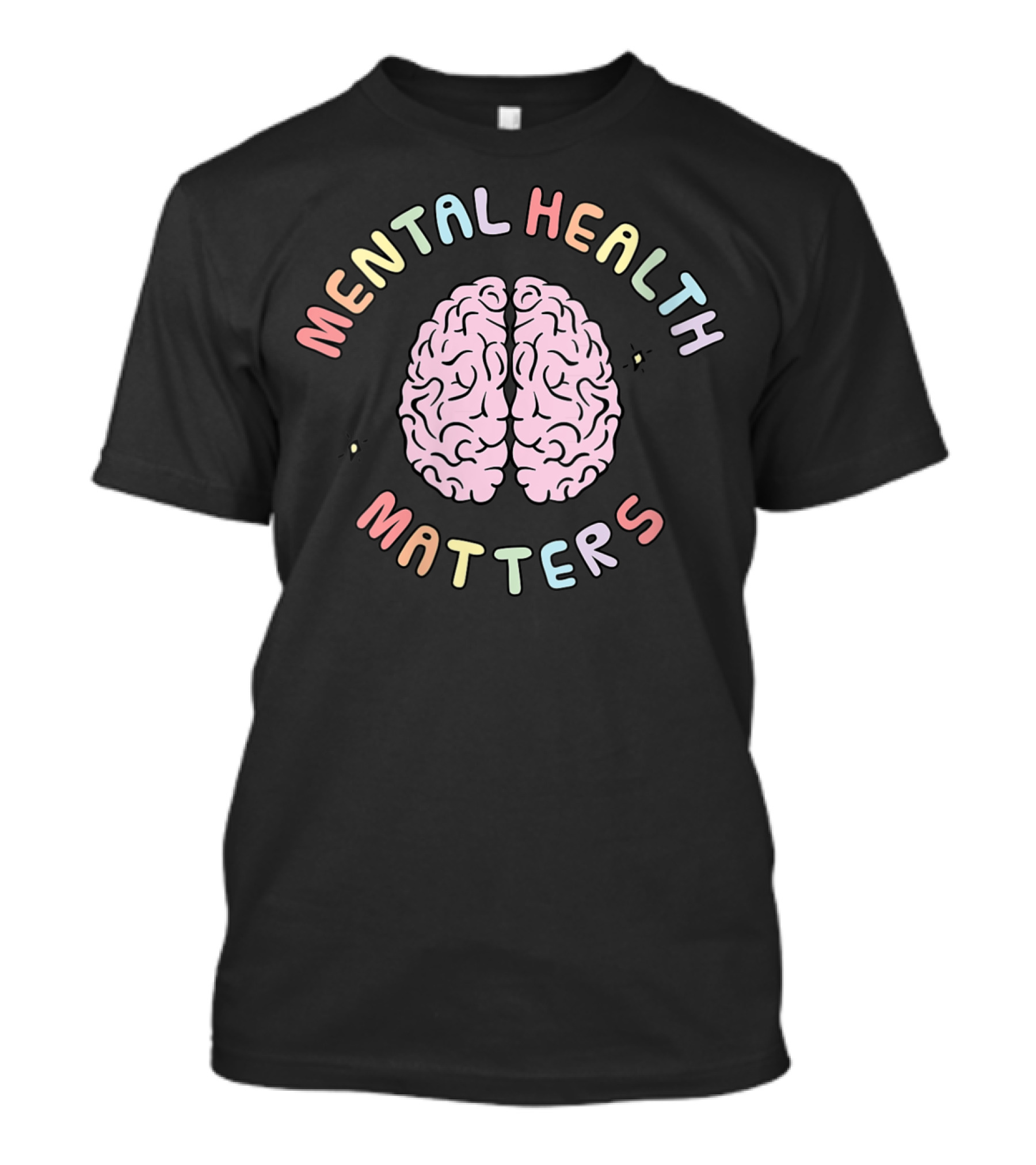 Mental Health Matters Human Brain Awareness T-Shirt