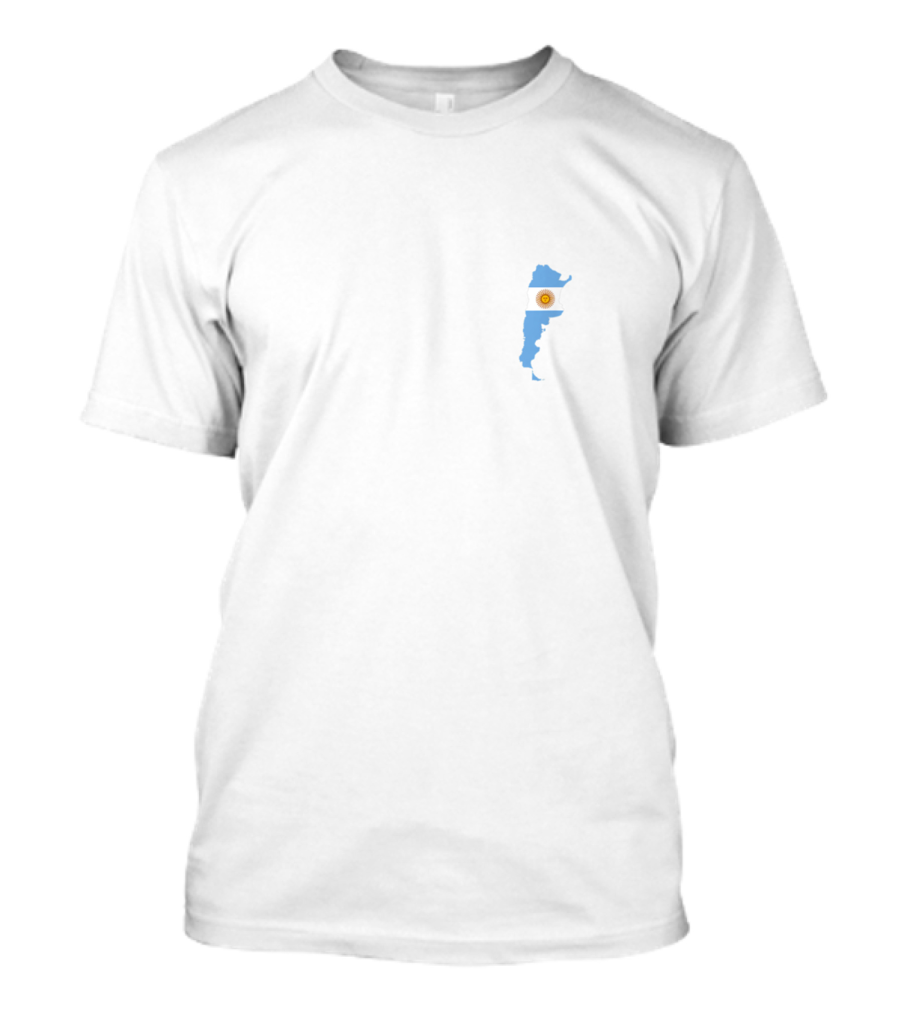 Argentinian Map And Flag Emblem T-Shirt