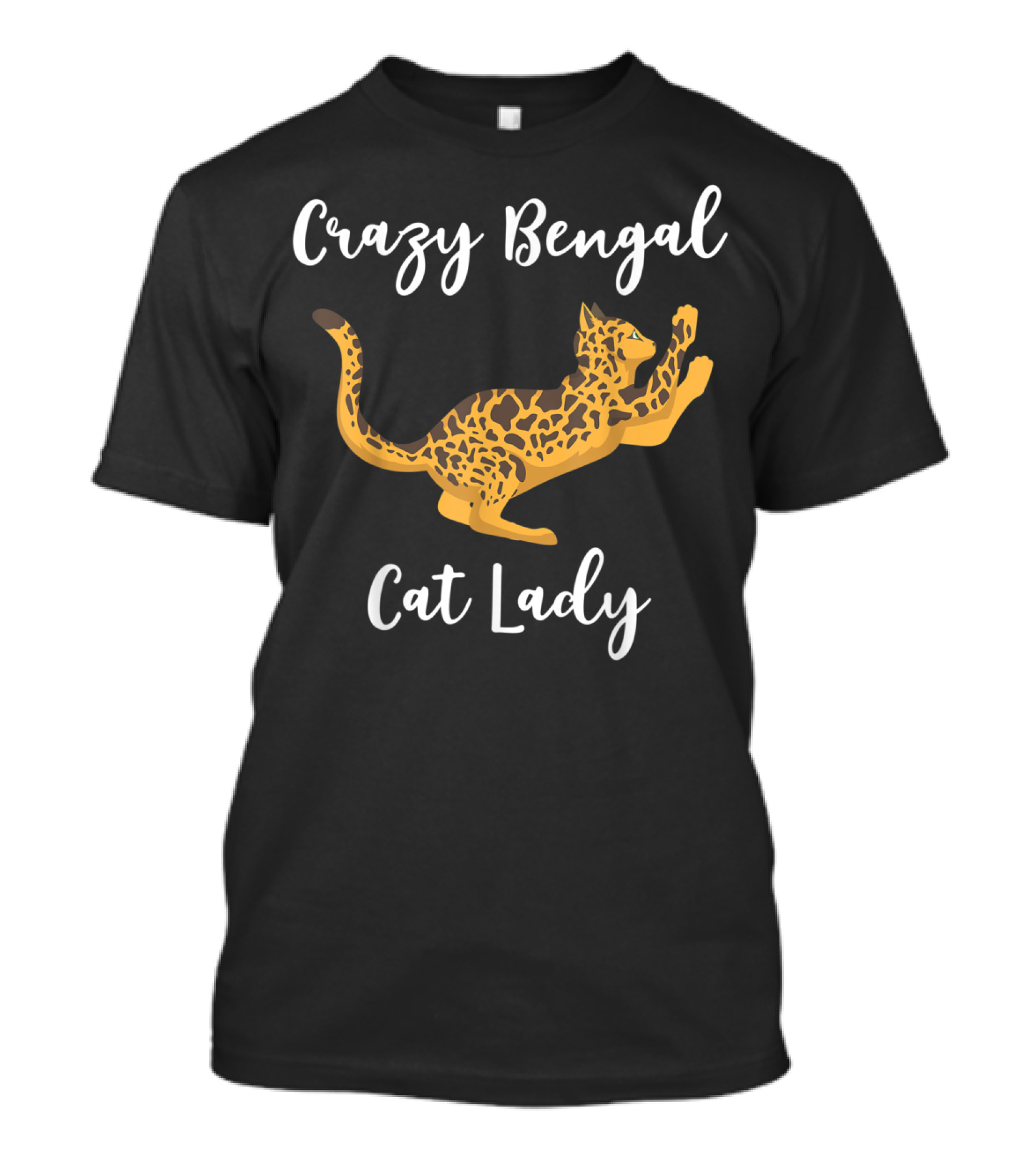 Crazy Bengal Cat Lady Bengal Cat T-Shirt