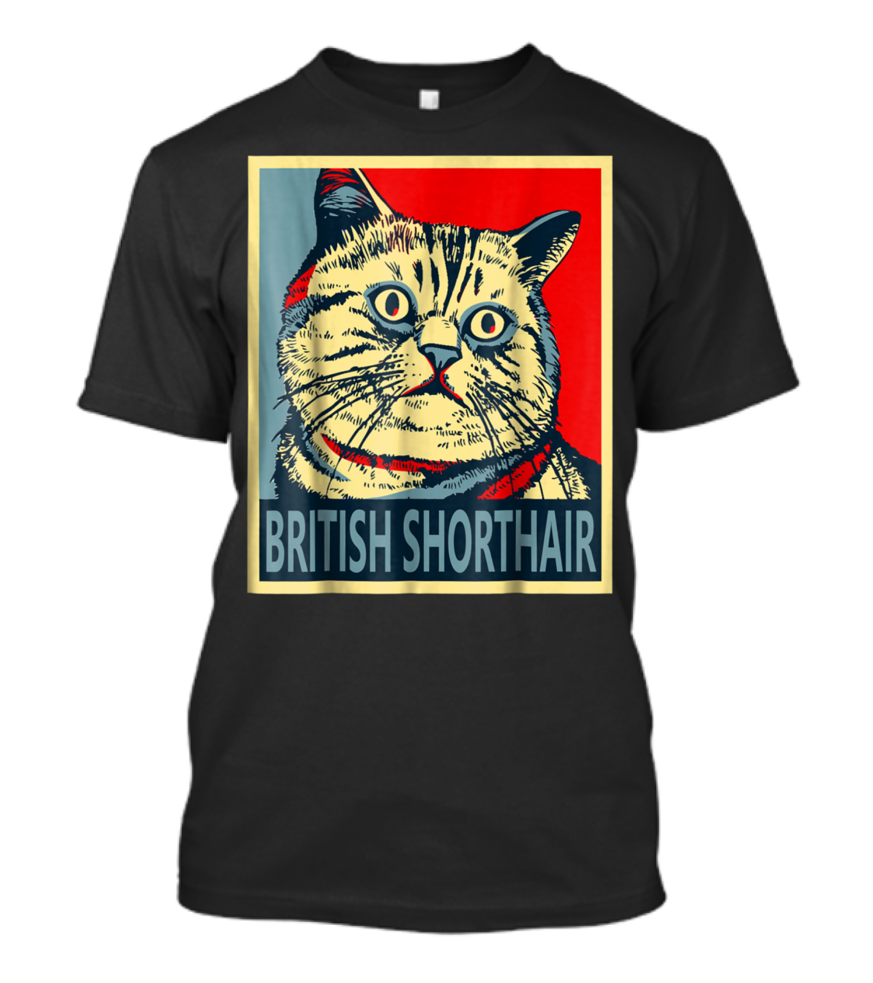 British Shorthair Cat Hope T-Shirt