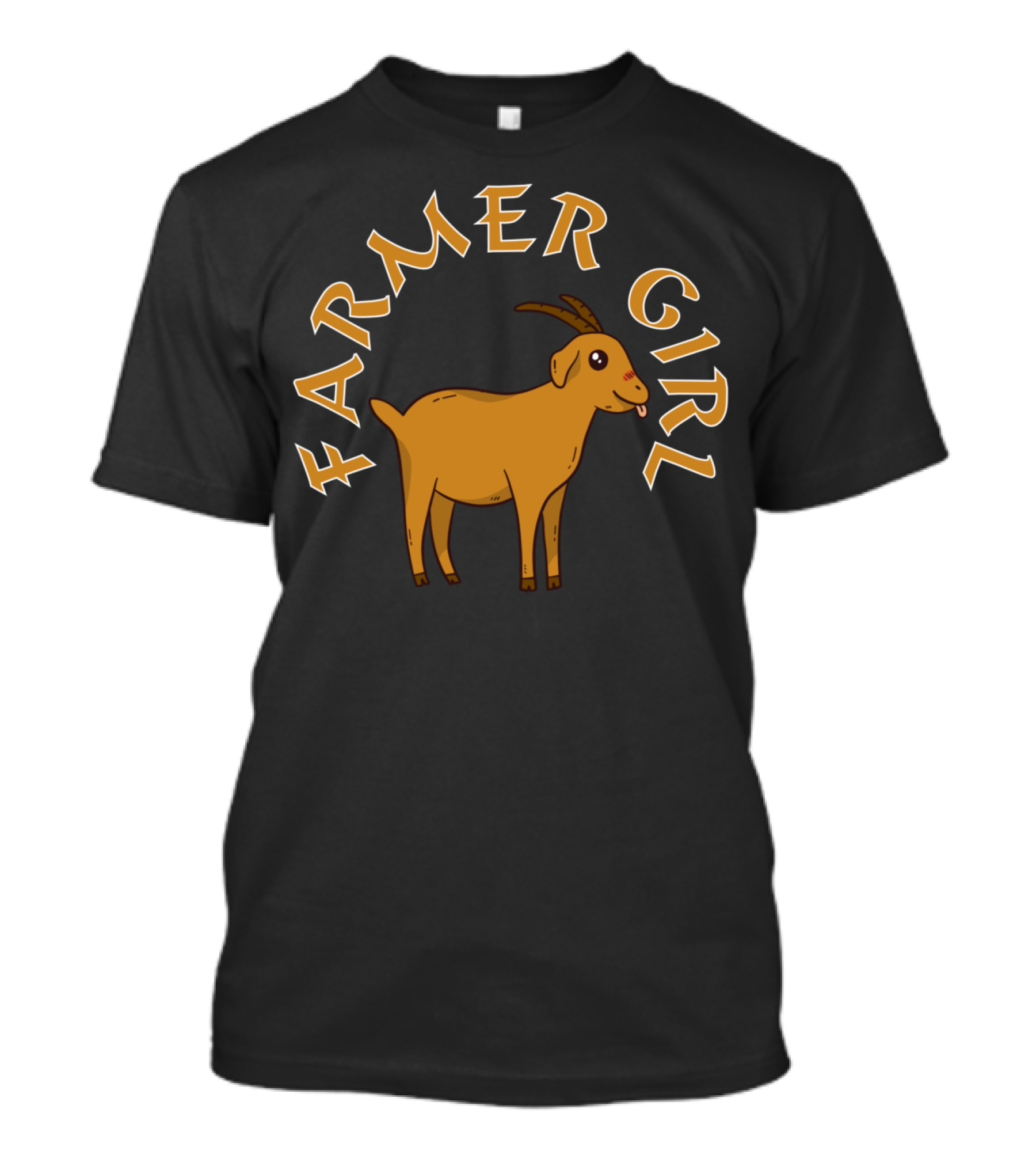 Farmer Girl Cute Baby Goat Farm Life T-Shirt