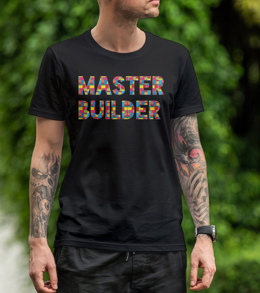 Master Builder Colorful Block T-Shirt