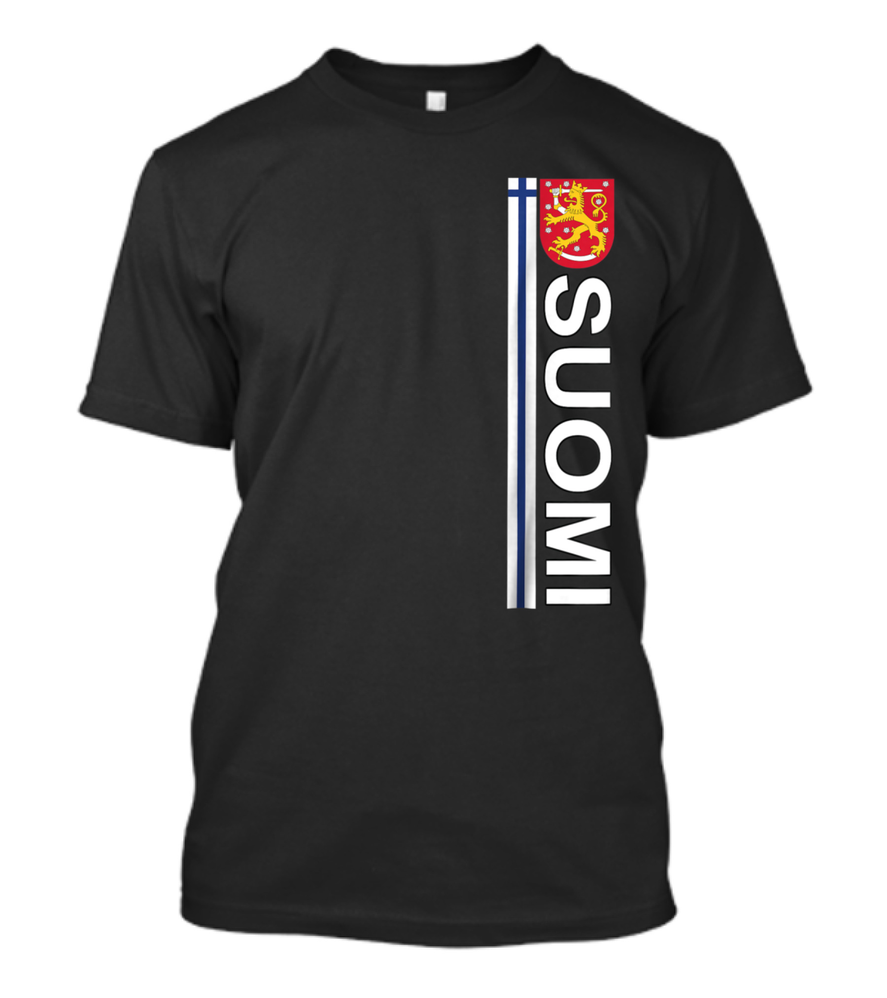 Suomi Finnish National Pride Soccer Shield T-Shirt