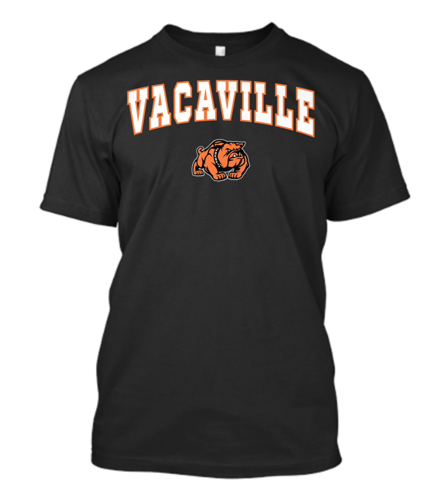 Vacaville High School Bulldogs Retro Football Mascot T-Shirt