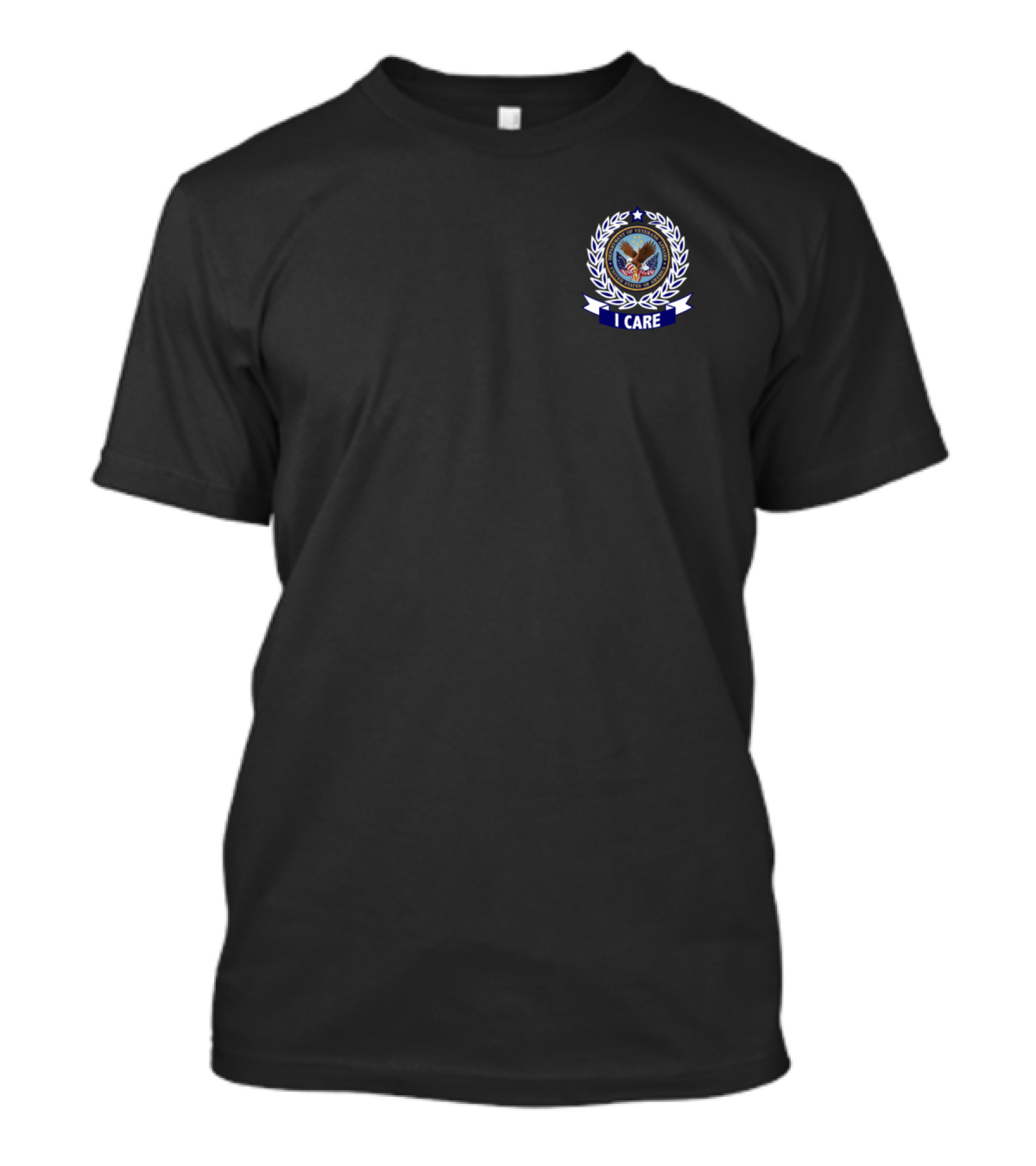 Veterans Administration VA I Care Emblem With Laurel Wreath And Star T-Shirt