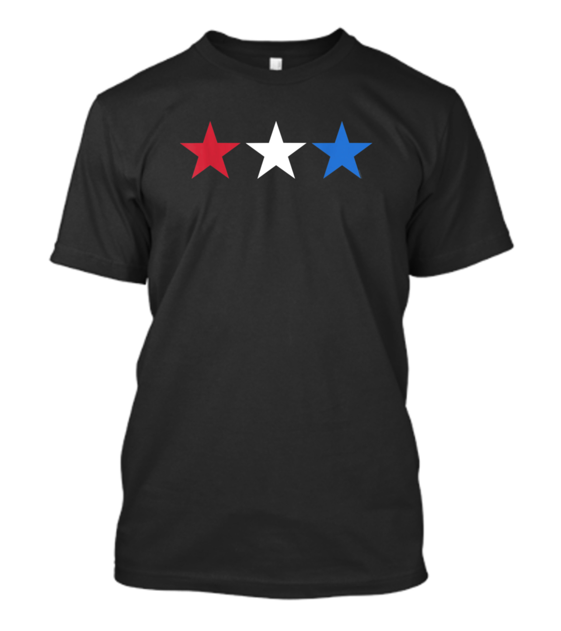 Patriotic American Flag Red White Blue Stars 4th Of July T-Shirt