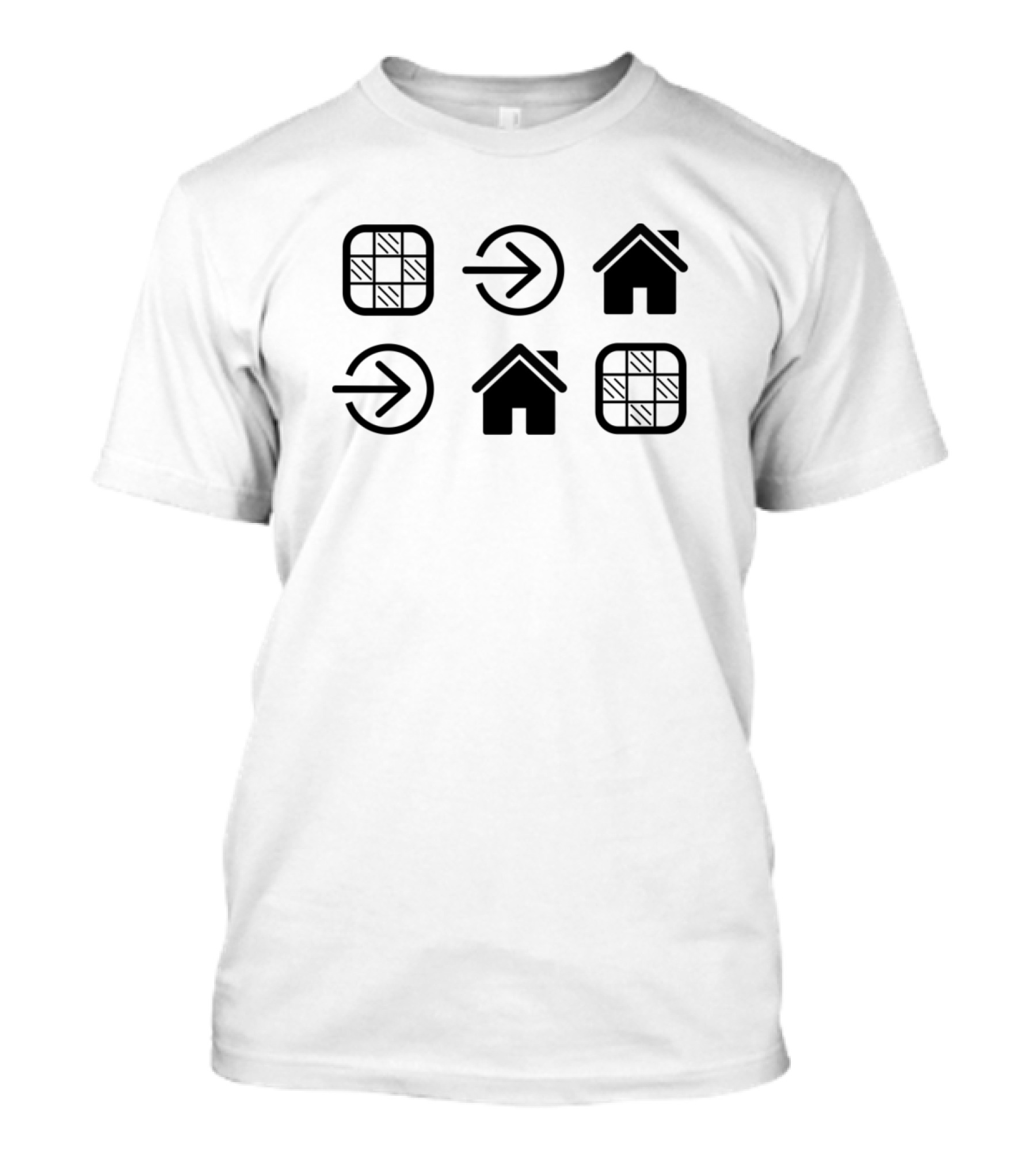 Bored In A House In A House Bored Icons T-Shirt