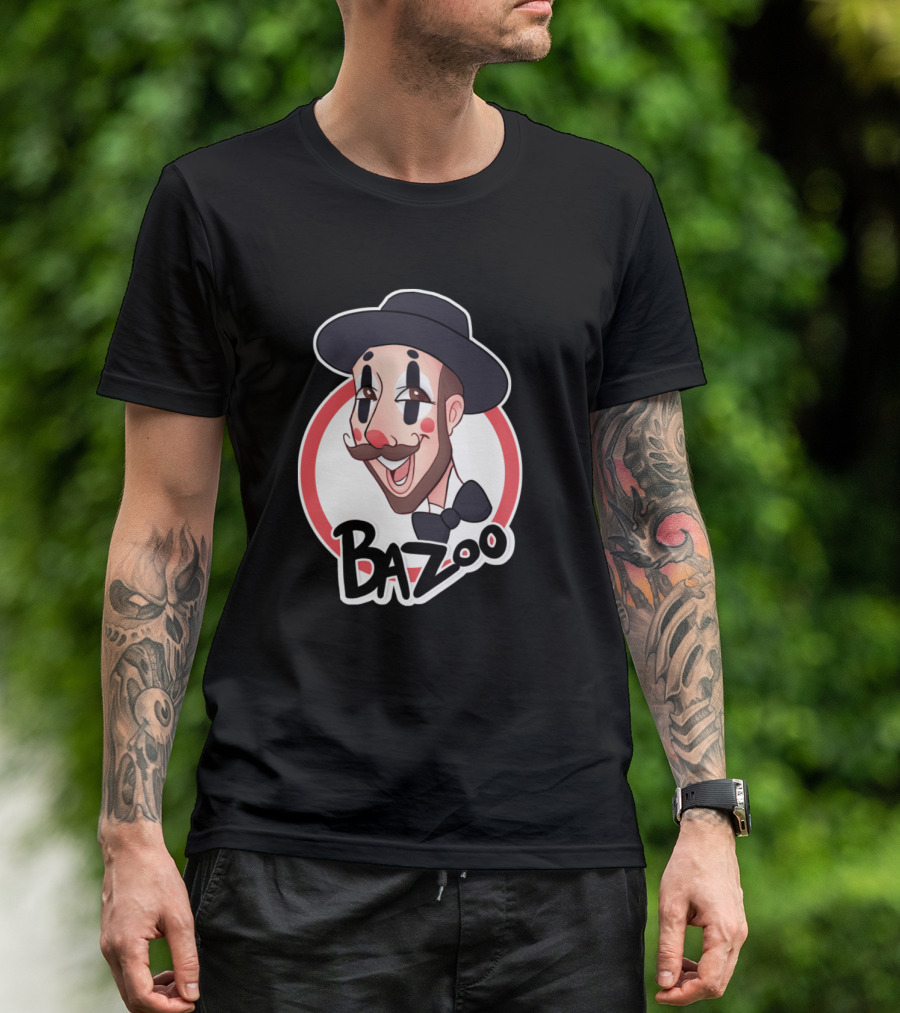Bazoo Happy Kloun With Red Cheeks And Bowtie T-Shirt