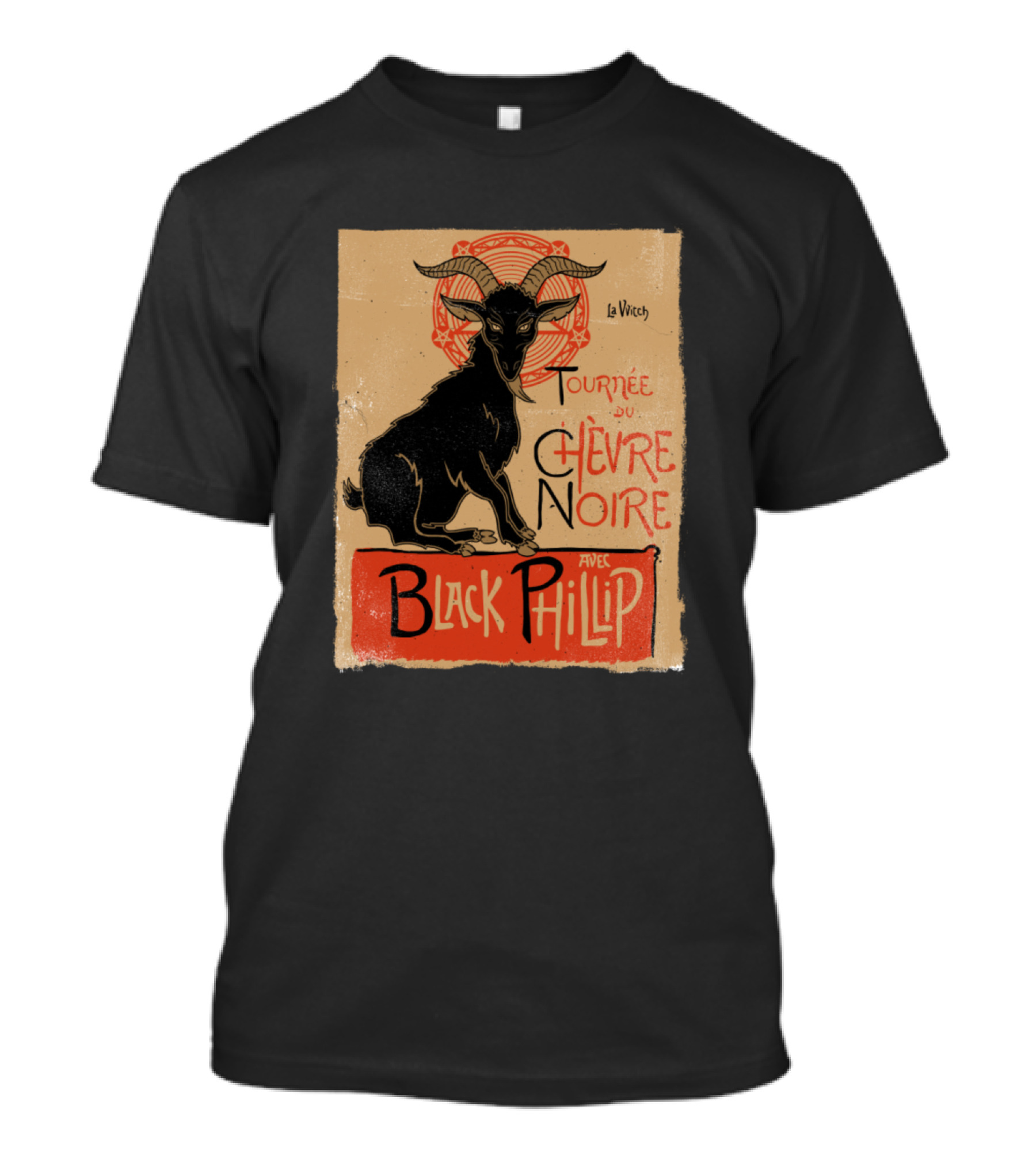 Tournée Du Chèvre Noire Avec Black Phillip La Vitch T-Shirt