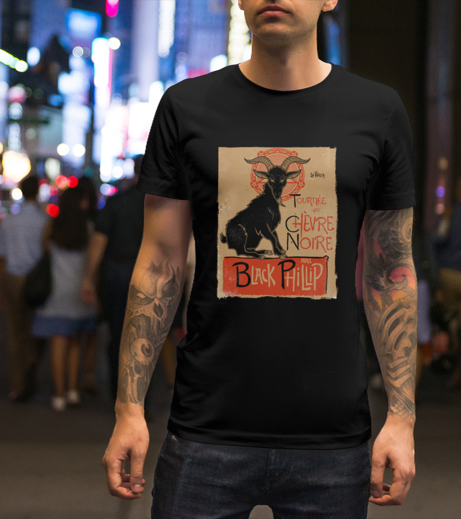 Tournée Du Chèvre Noire Avec Black Phillip La Vitch T-Shirt