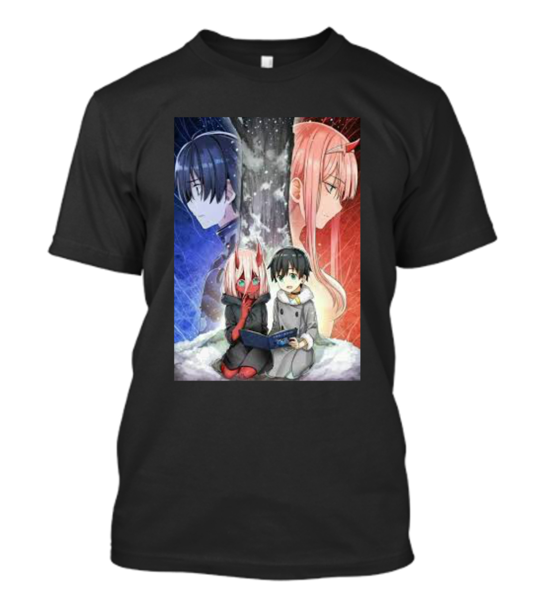 Darling In The Franxx Zero Two And Hiro Anime Scene T-Shirt