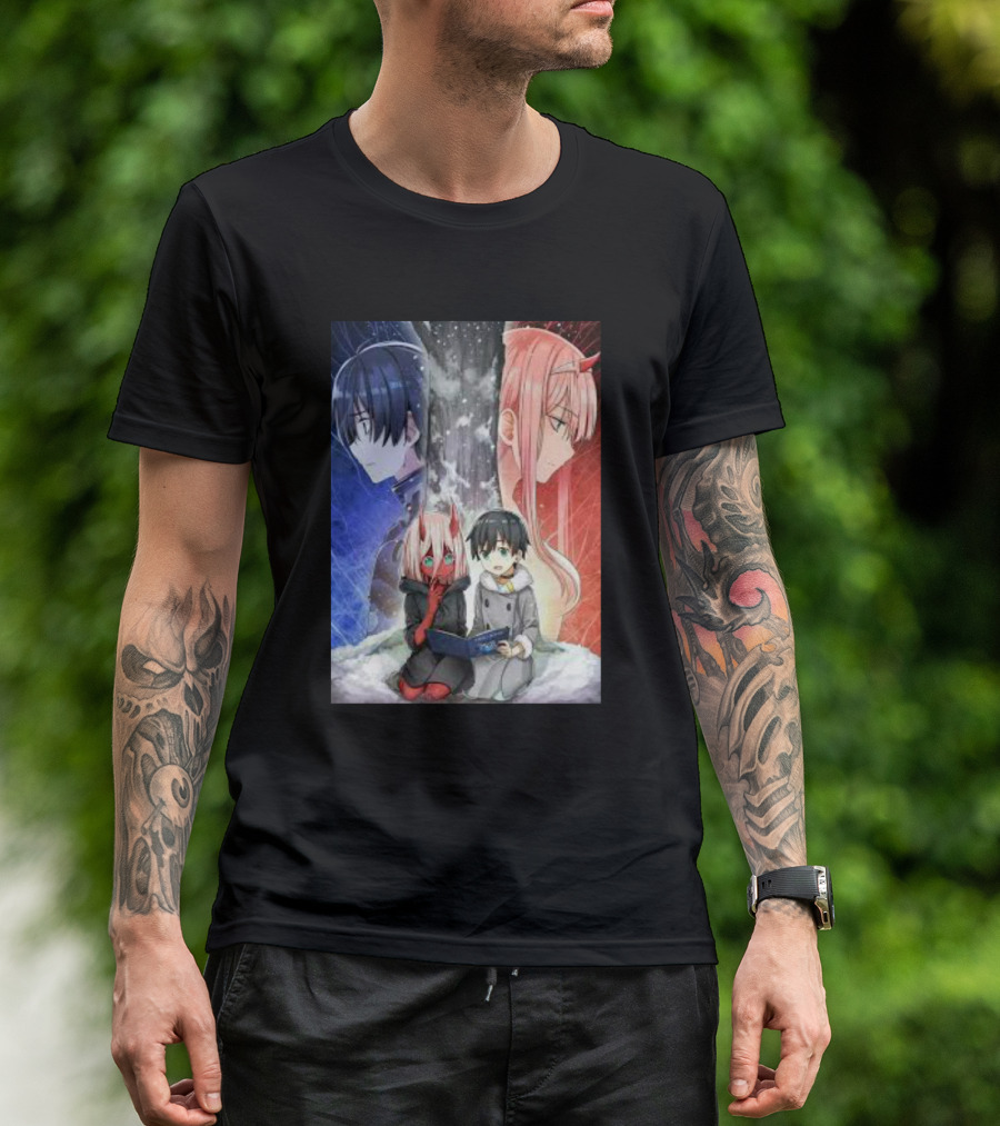 Darling In The Franxx Zero Two And Hiro Anime Scene T-Shirt