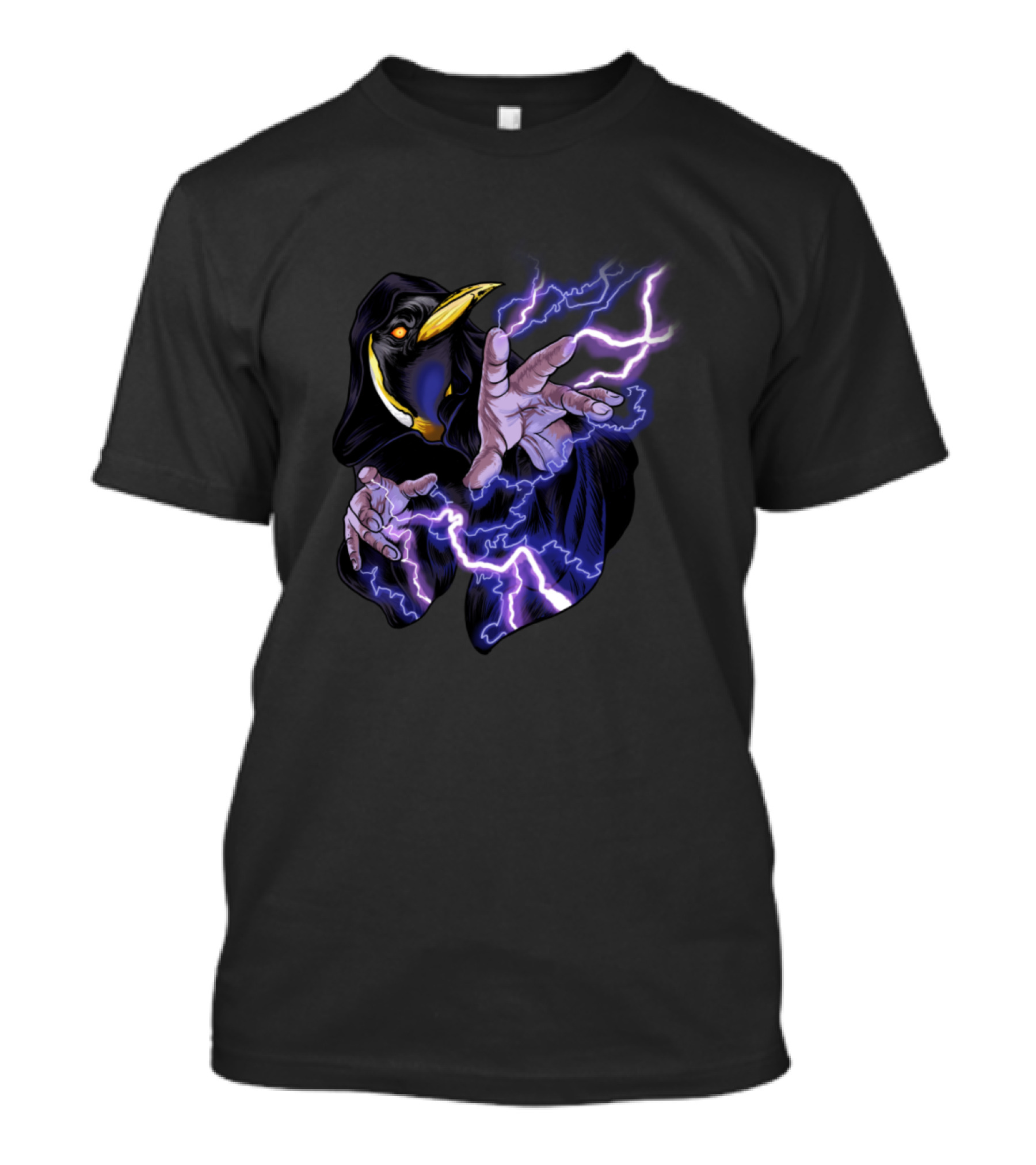 Emperor Penguin Electric Wizardry T-Shirt