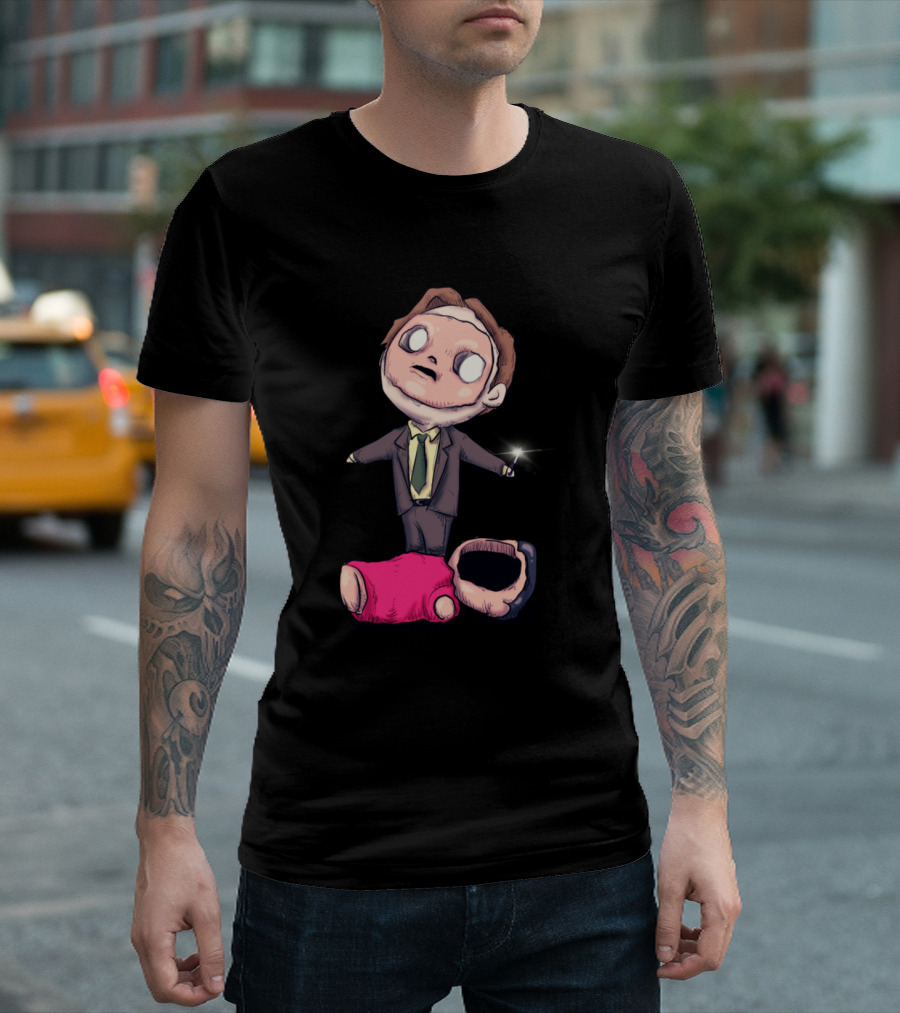 Dwight Schrute Performing First Aid CPR Dummy Training T-Shirt