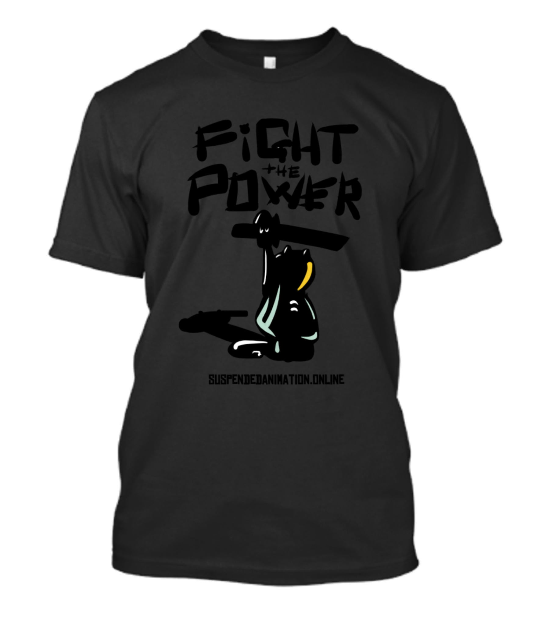 Fuwa Fuwa SuspendedAnimation Online Fight The Power T-Shirt