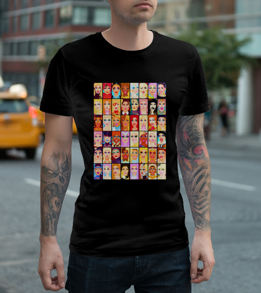 Drag Queen Royalty Icons And Faces Collection T-Shirt