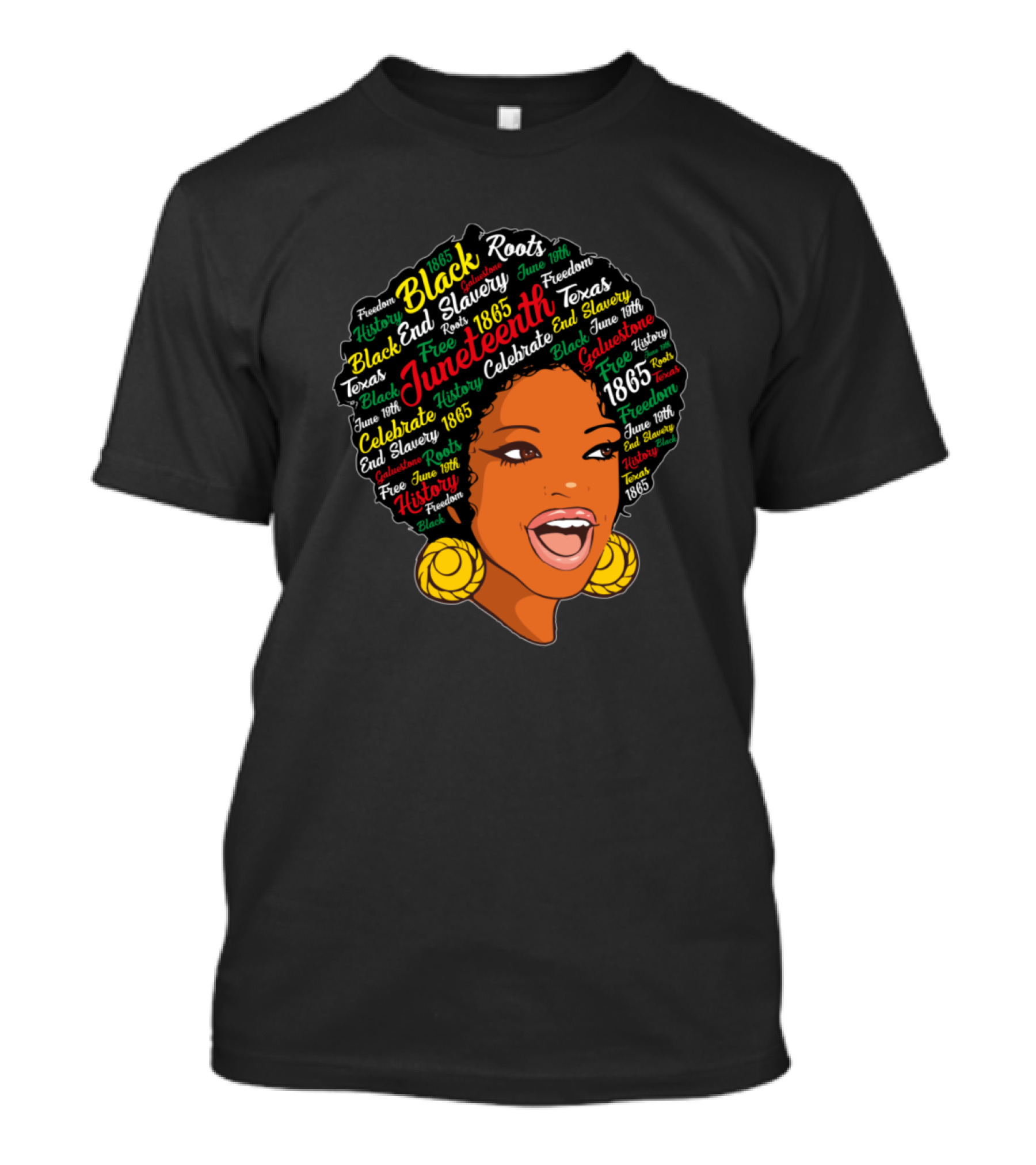 Juneteenth June 19 1865 Black History Freedom Roots Celebrate Texas T-Shirt