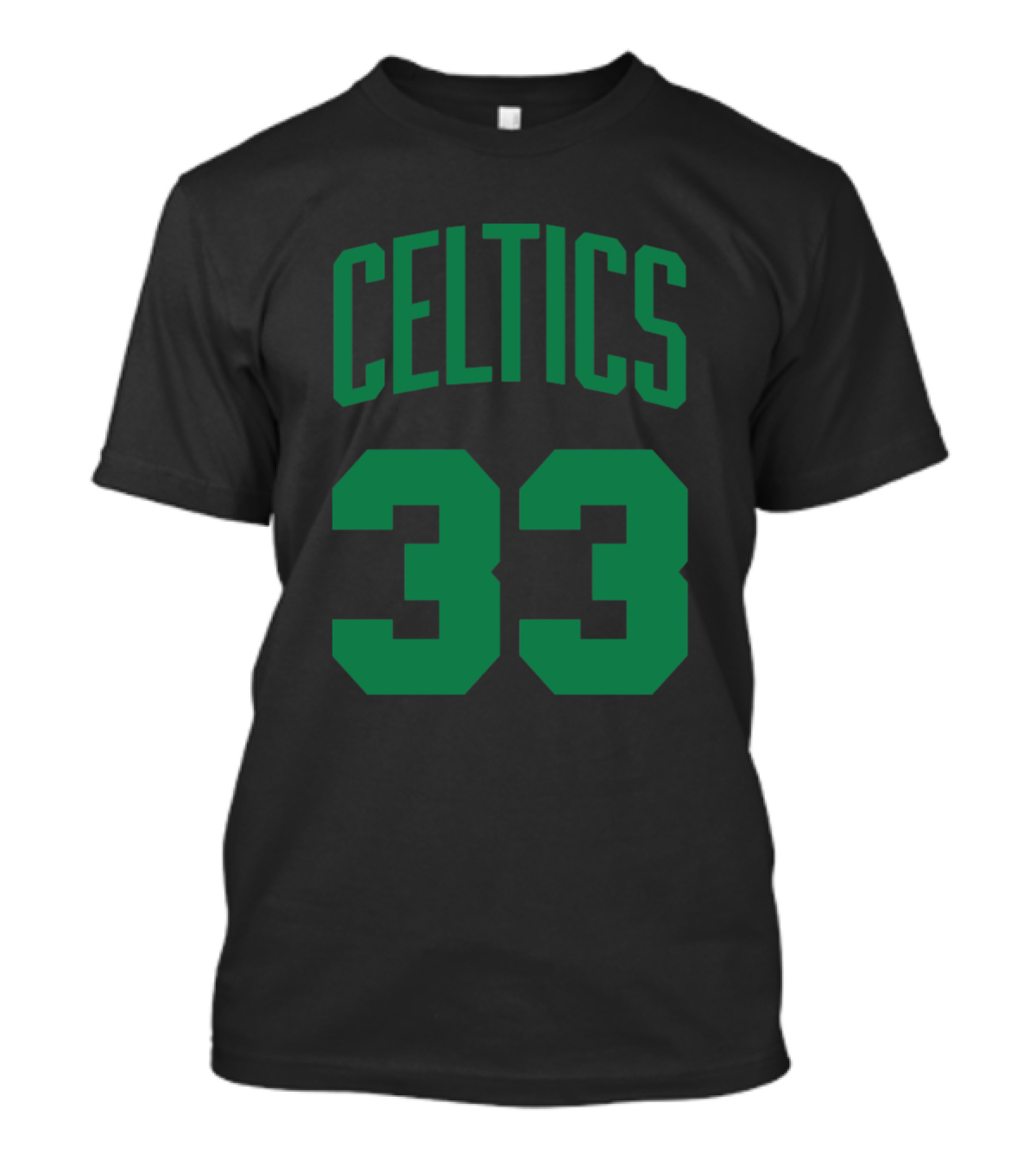 Celtics Larry Bird #33 Retro Distressed Practice T-Shirt